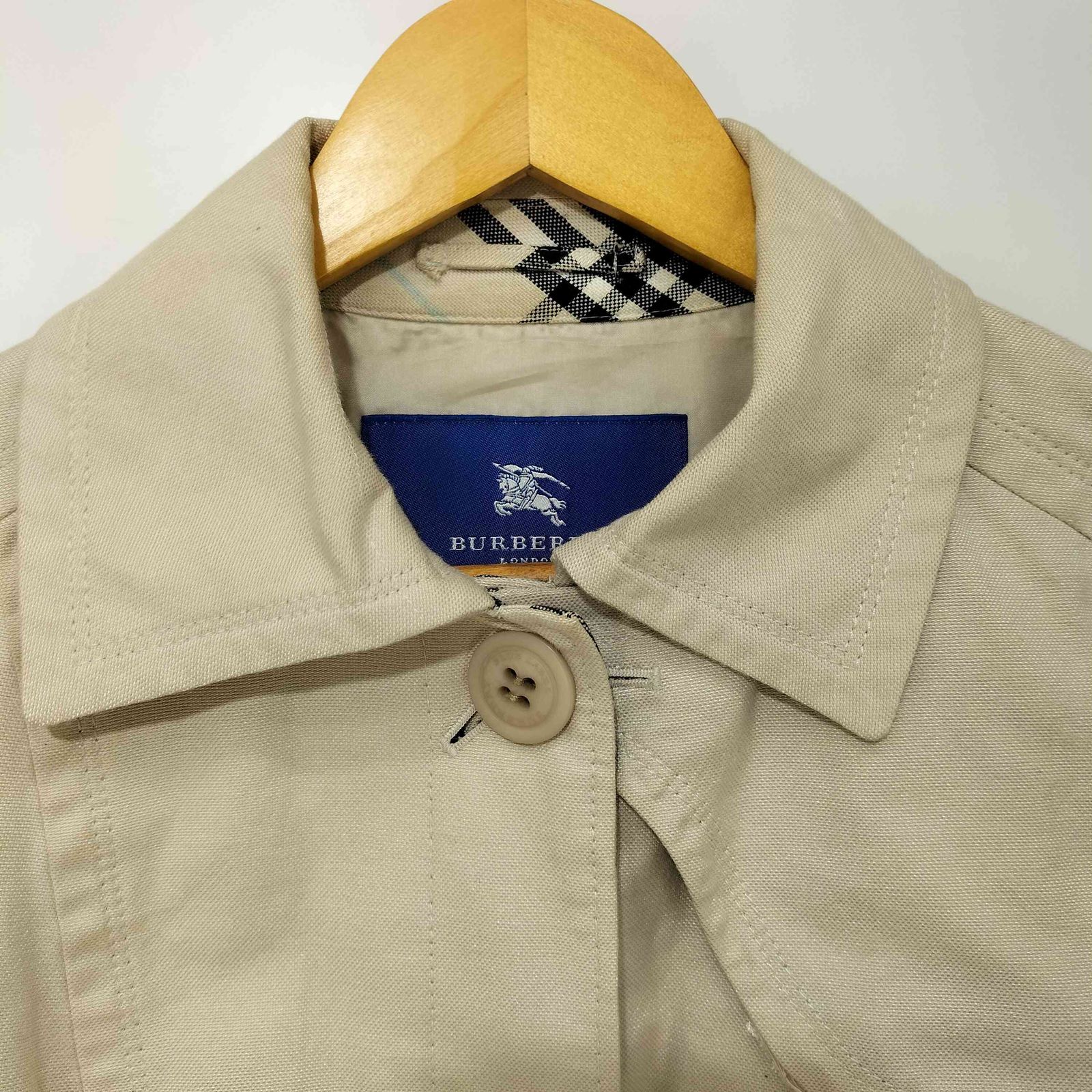 バーバリーブルーレーベル BURBERRY BLUE LABEL キャンバス ステン