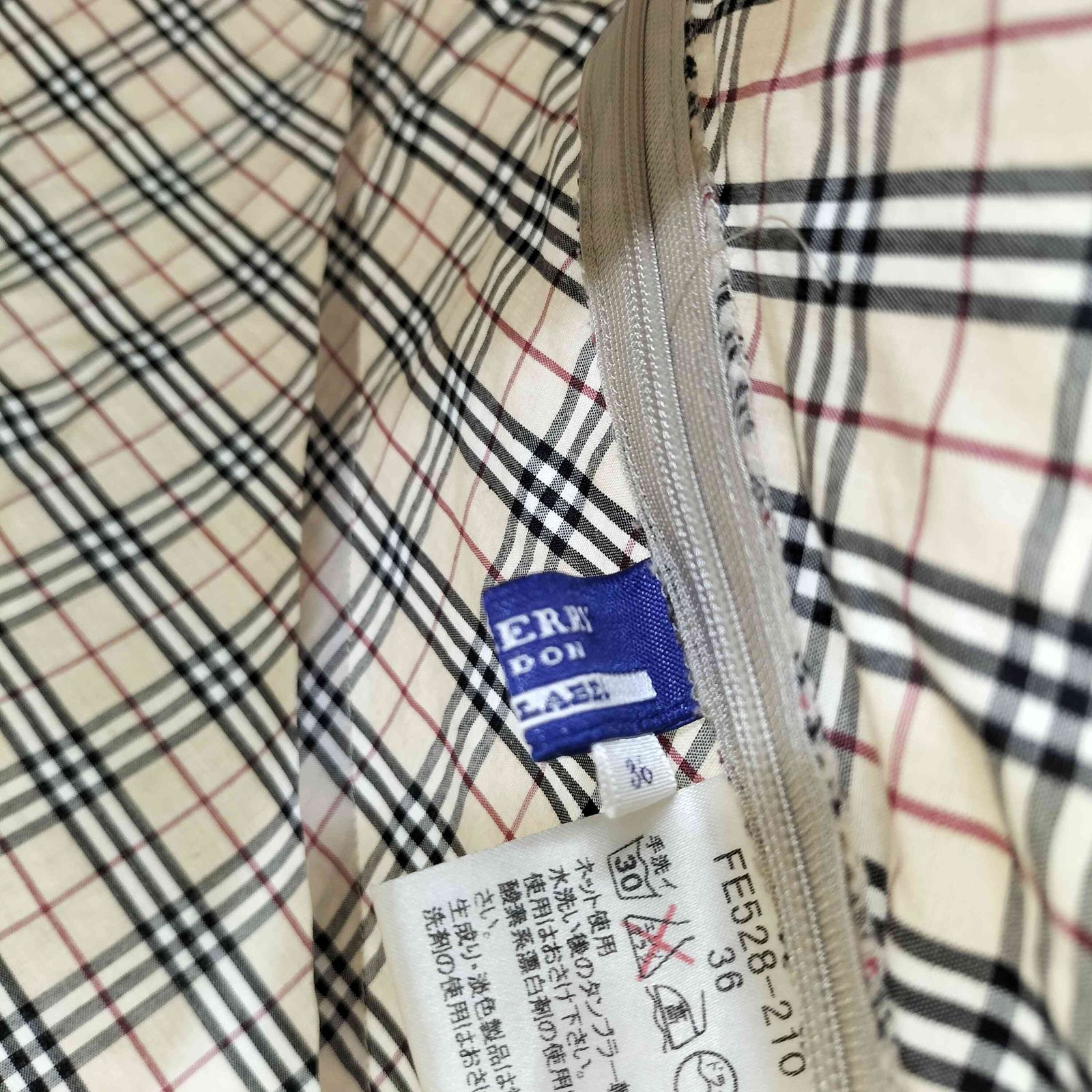 バーバリーブルーレーベル BURBERRY BLUE LABEL ノバチェック フリル