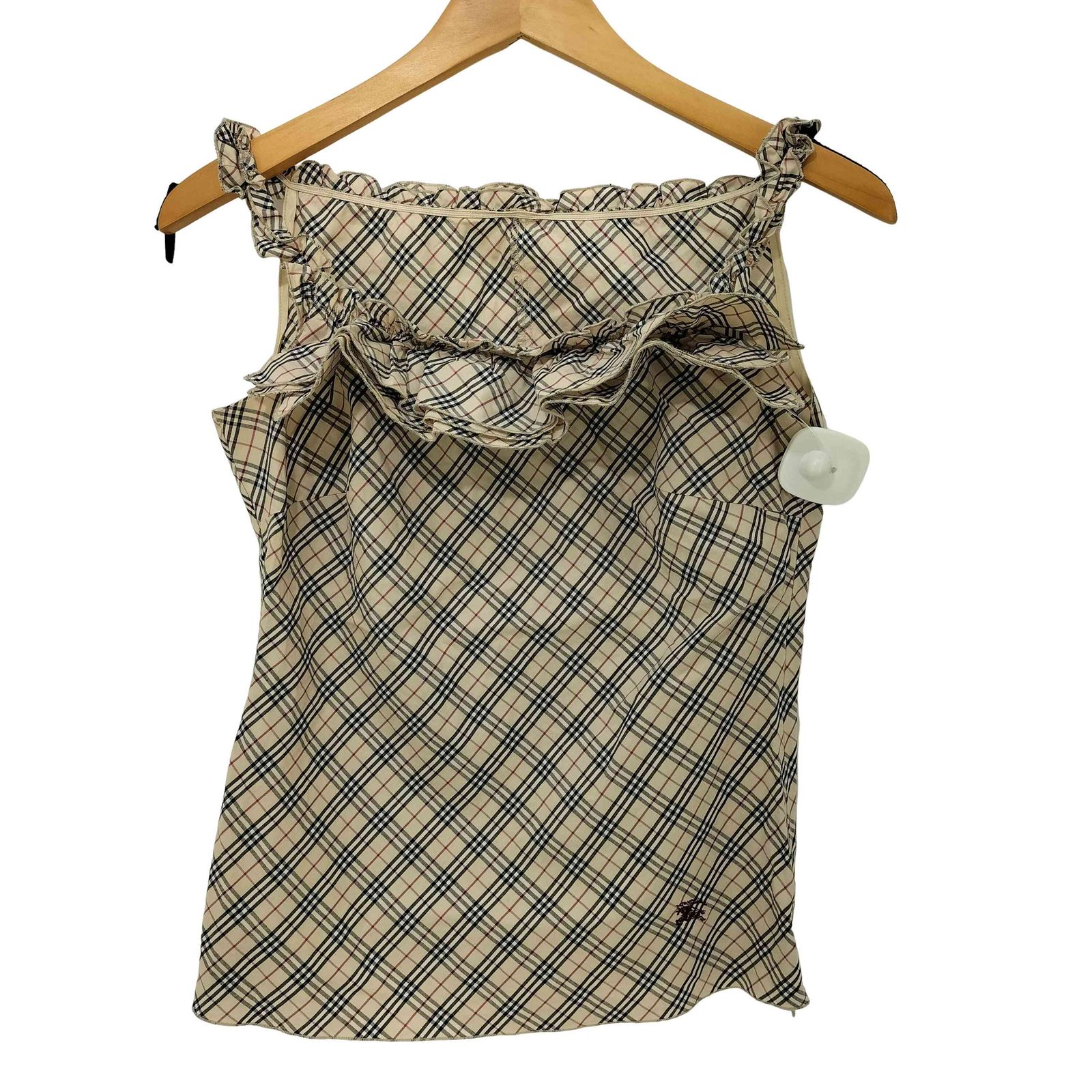 バーバリーブルーレーベル BURBERRY BLUE LABEL ノバチェック フリル
