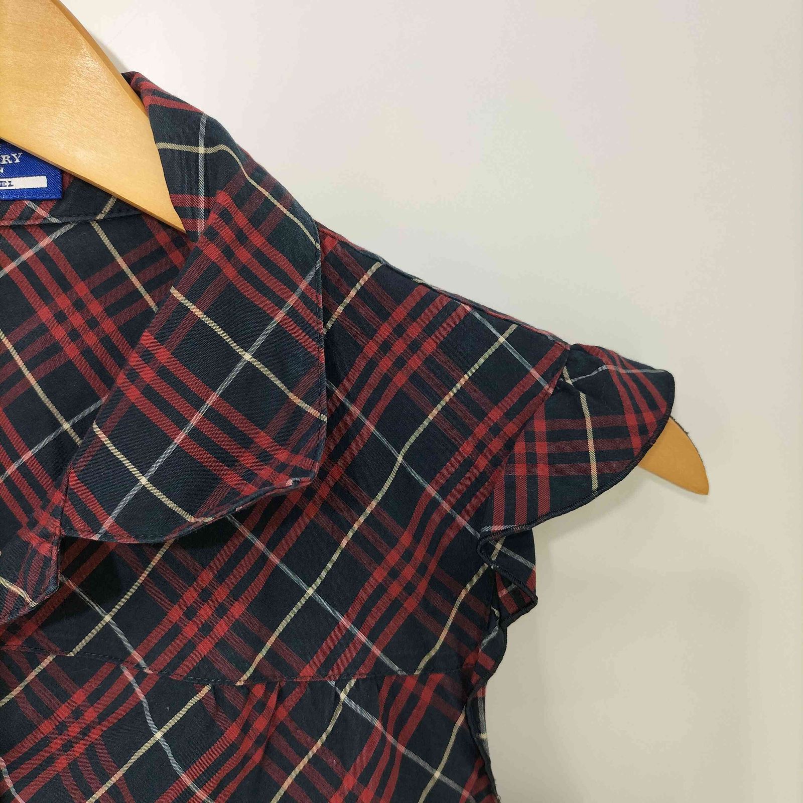 バーバリーブルーレーベル BURBERRY BLUE LABEL ホース刺繍 フリル