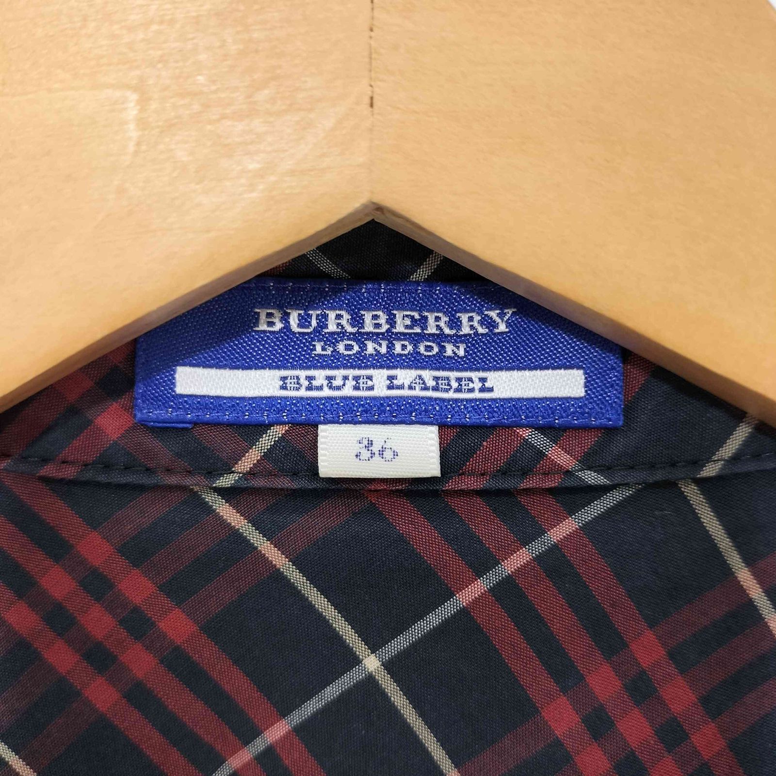 バーバリーブルーレーベル BURBERRY BLUE LABEL ホース刺繍 フリル