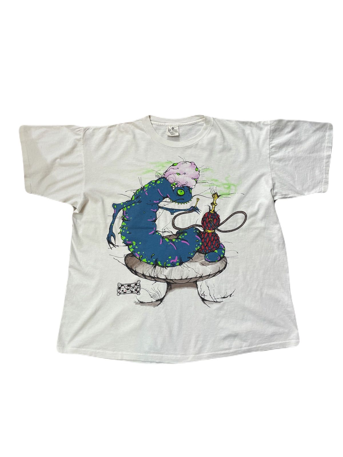 90’s ALICE IN WONDER LAND “Absolem” T-shirt　アリスインワンダーランド　アブソレム　ムービーtシャツ