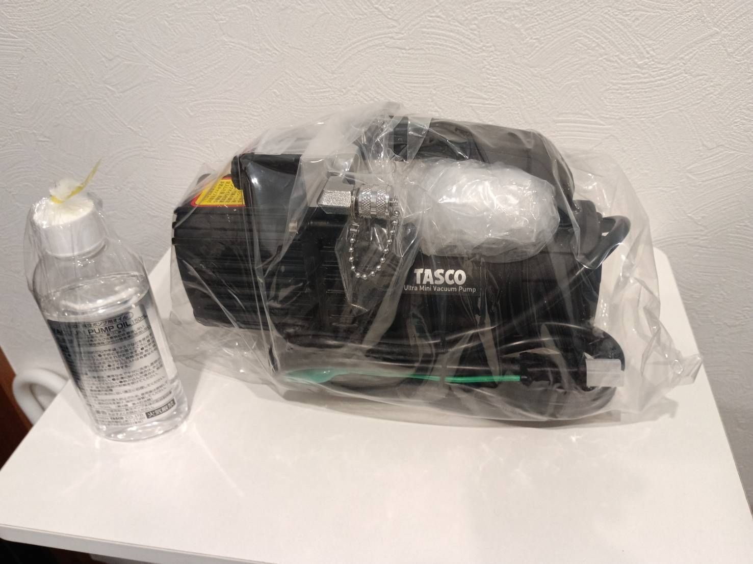 【即納】TASCO ウルトラミニツーステージ真空ポンプ TA150SW フルセット