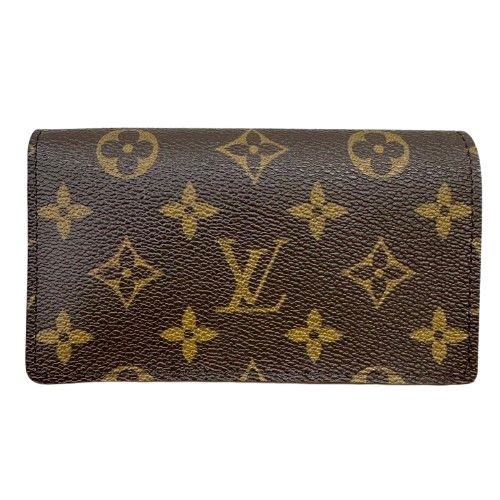 ♪Louis Vuitton ルイヴィトン モノグラム ポルトビエ・トレゾール M61730 二つ折り財布 L字ファスナー レディース