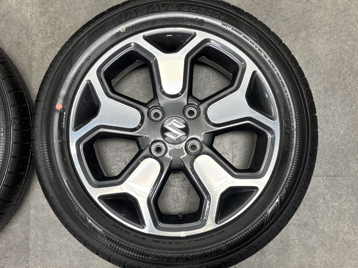 2026年製 新車外し品】スズキ ハスラー X 純正 15in 4.5J +45 PCD100