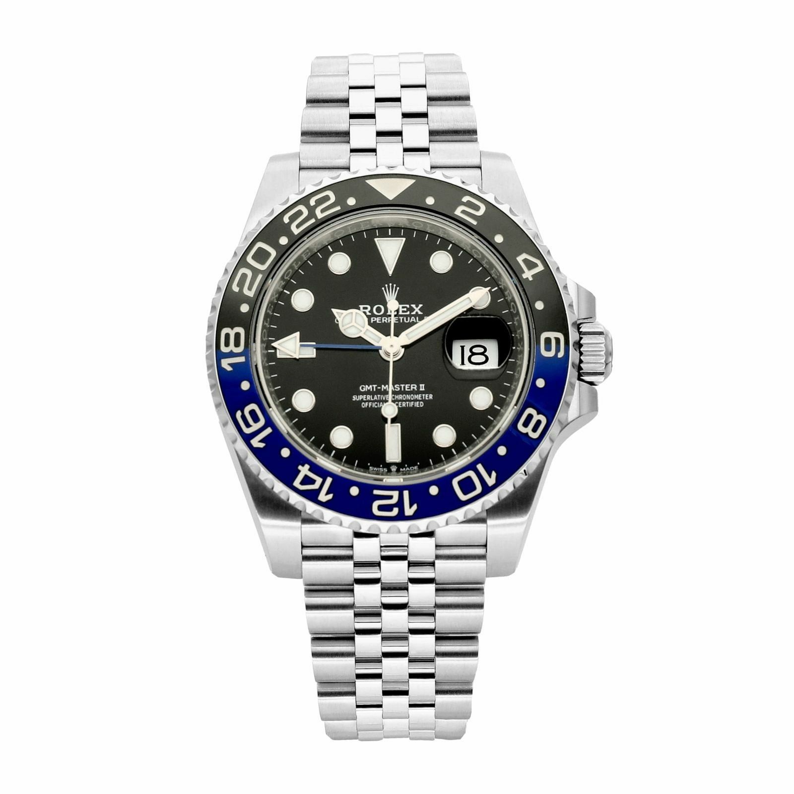 【新品】ロレックス 時計 GMTマスターⅡ 126710BLNR ジュビリーブレス ブラック文字盤 自動巻き ROLEX