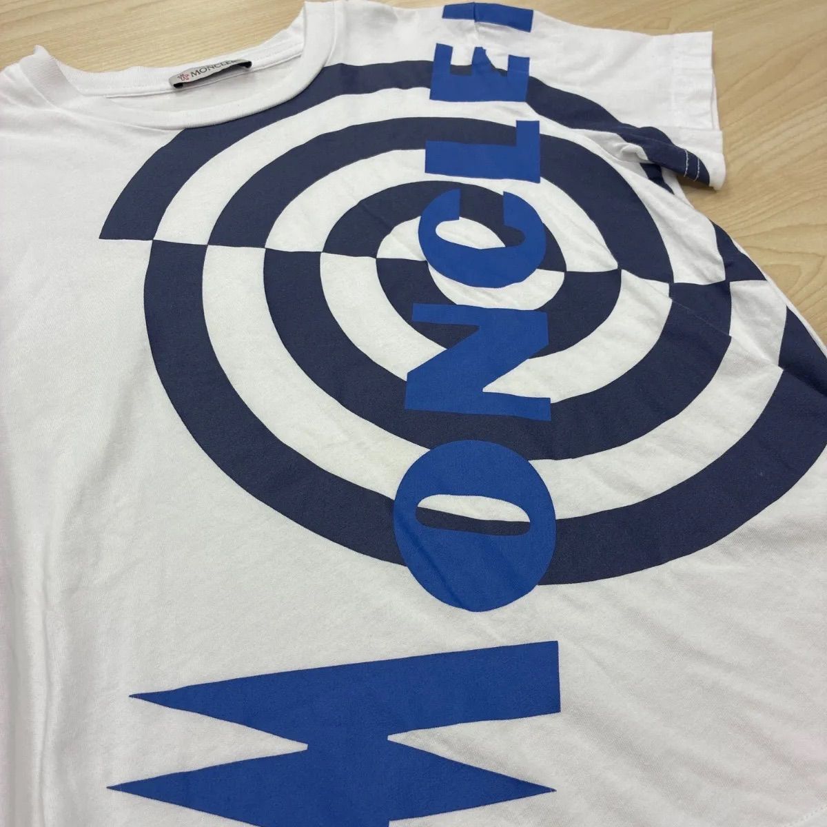 モンクレール MONCLER】キッズ プリントTシャツ 130 (8a) ホワイト