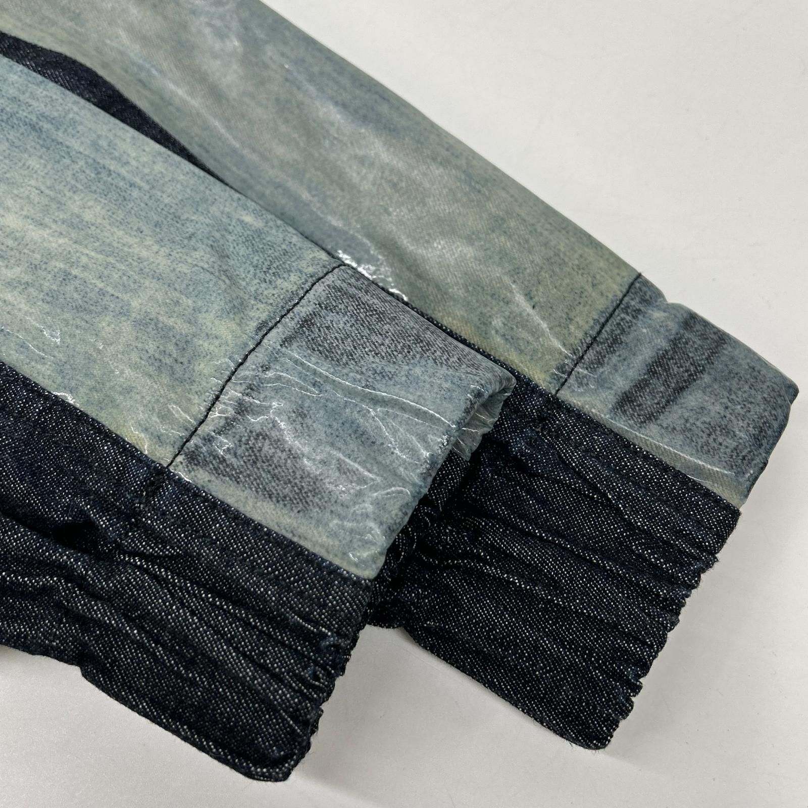 DIESEL BlackGold ディーゼルブラックゴールド 00ECALH6098BF03 インディゴ デニム フーディージャケット 46 DIESEL BlackGold ディーゼルブラックゴールド 00ECALH6098BF03