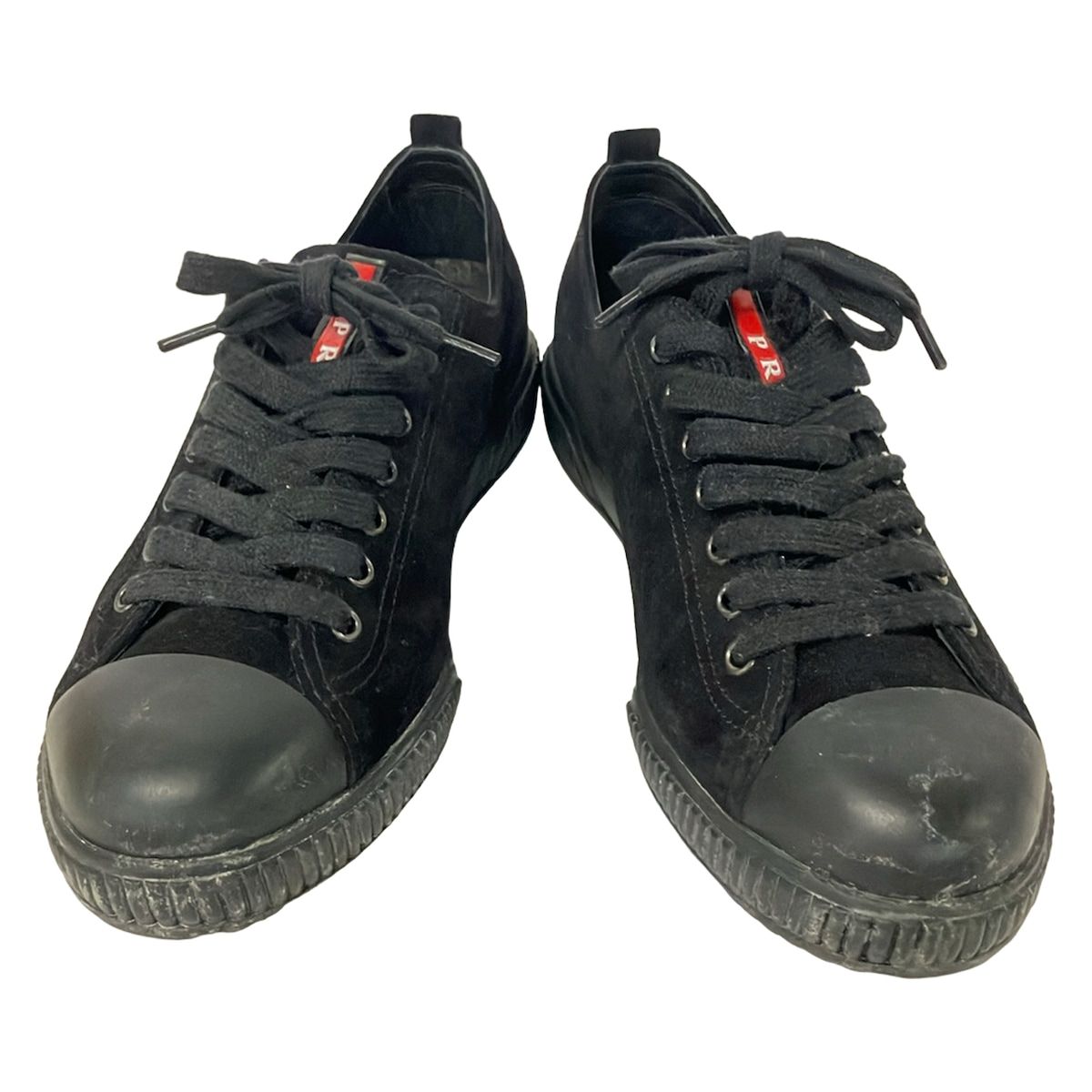 PRADA SPORT(プラダスポーツ) スニーカー 6 1/2 メンズ - 黒