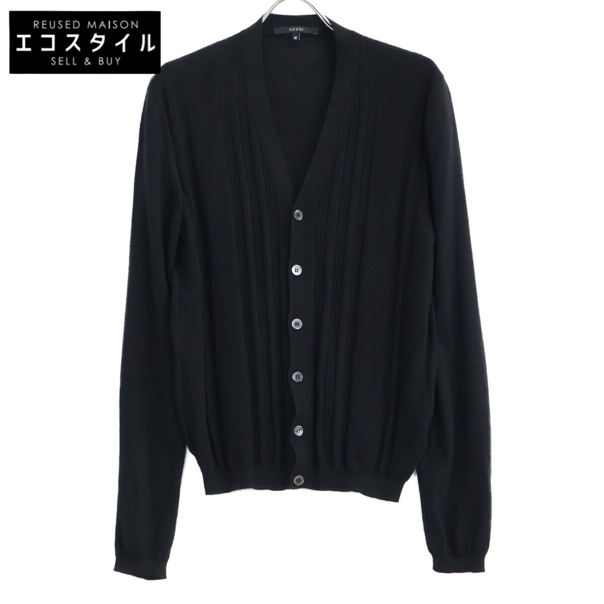 GUCCI　グッチ　【国内正規】323069 カシミヤ100％ ニットカーディガン　M