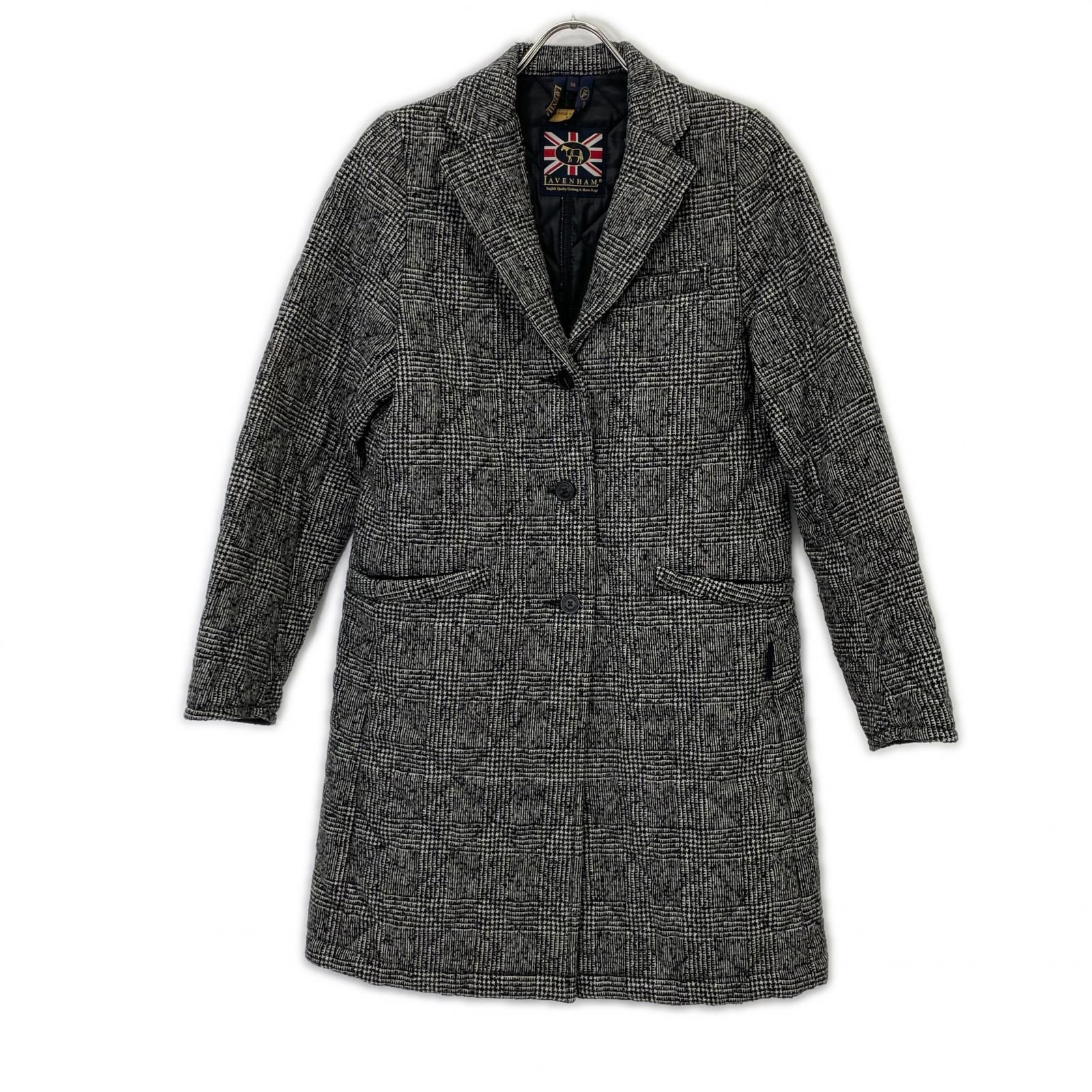 LAVENHAM ラベンハム グレー 英国製 グレー×ブラック ツイード