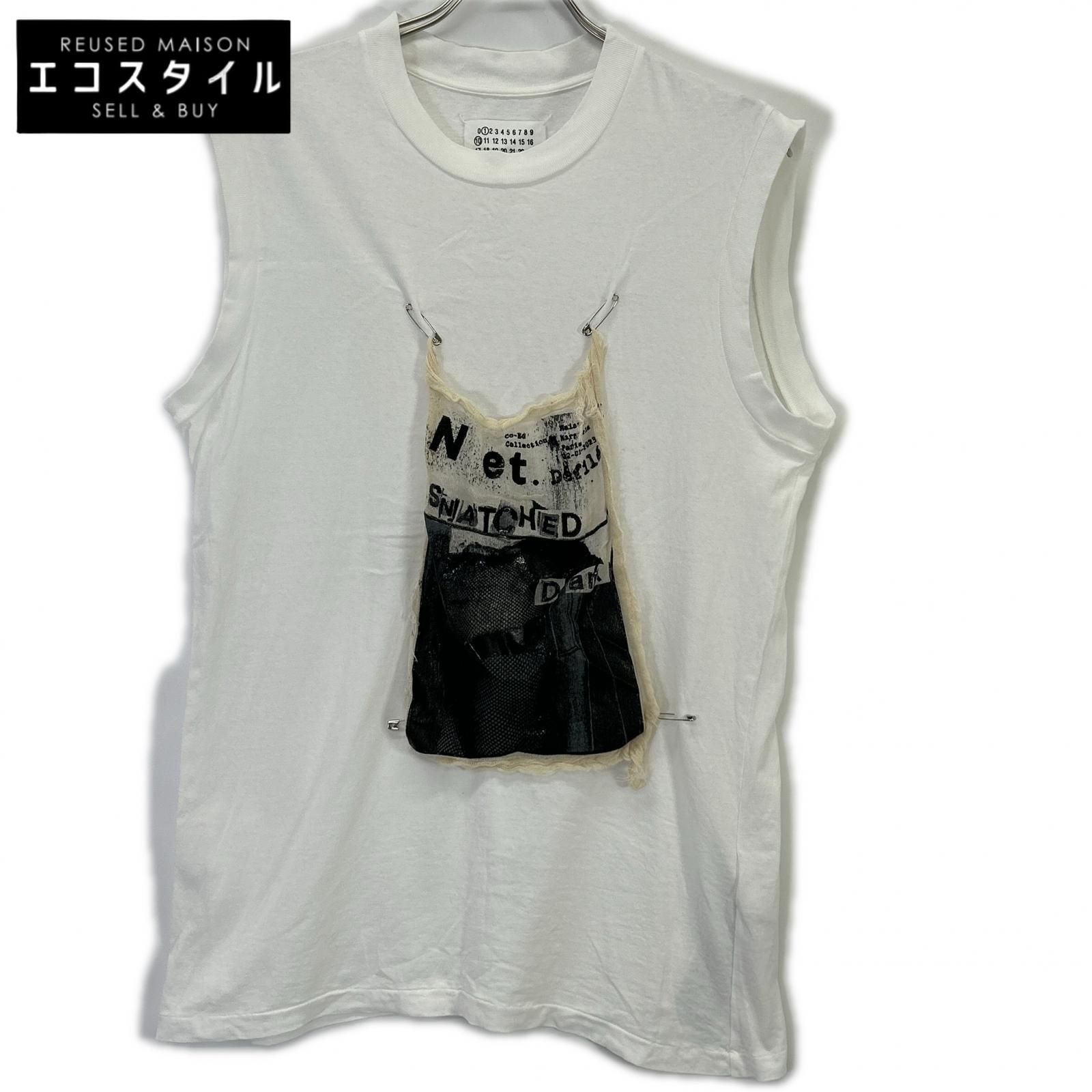 Maison margiela　メゾンマルジェラ　24年 S51GC0527 S24575 インビテーションパッチノースリーブTシャツ　S