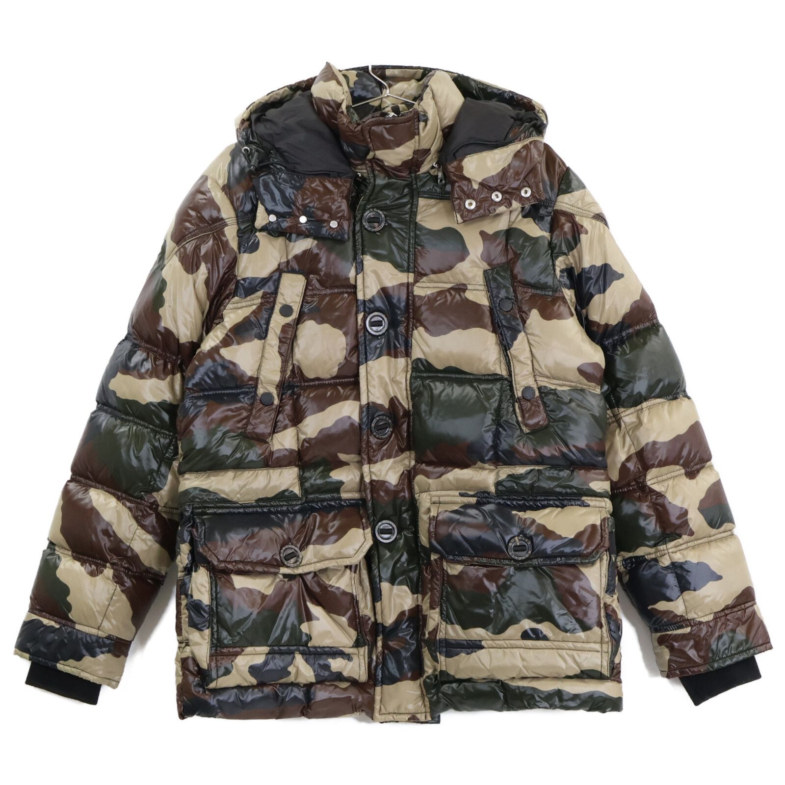 MONCLER モンクレール 44380 SAUTERNE ソーテルヌ カモフラ フード付