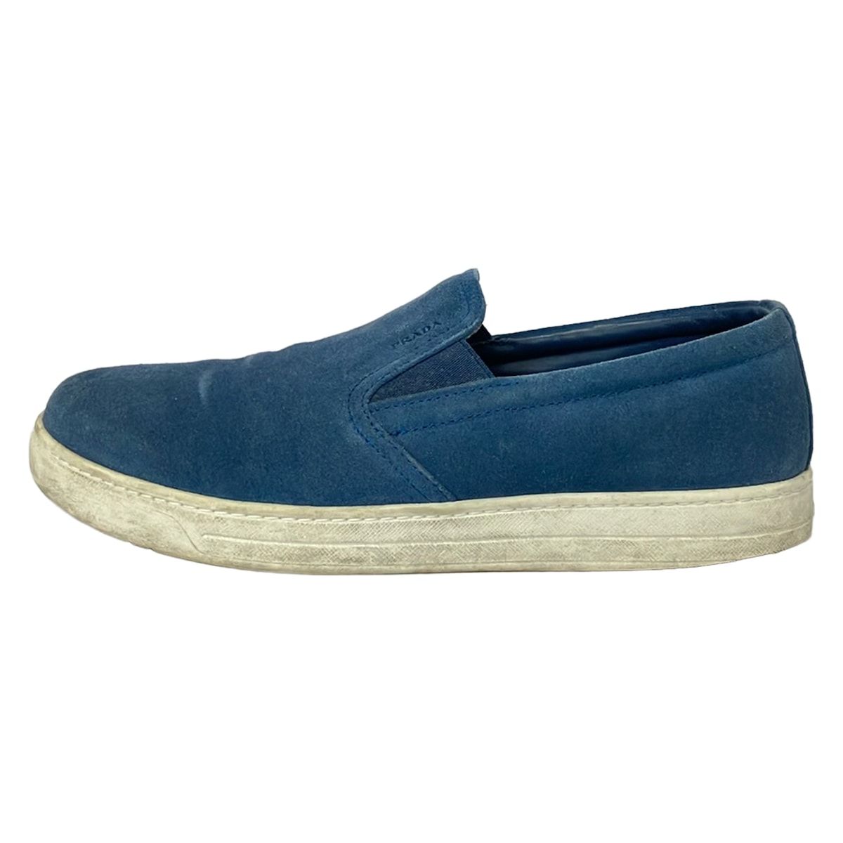 PRADA SPORT(プラダスポーツ) スリッポン 6 1/2 メンズ - ネイビー インソール取外し可 PRADA SPORT(プラダスポーツ) スリッポン 6 1/2 メンズ - ネイビー