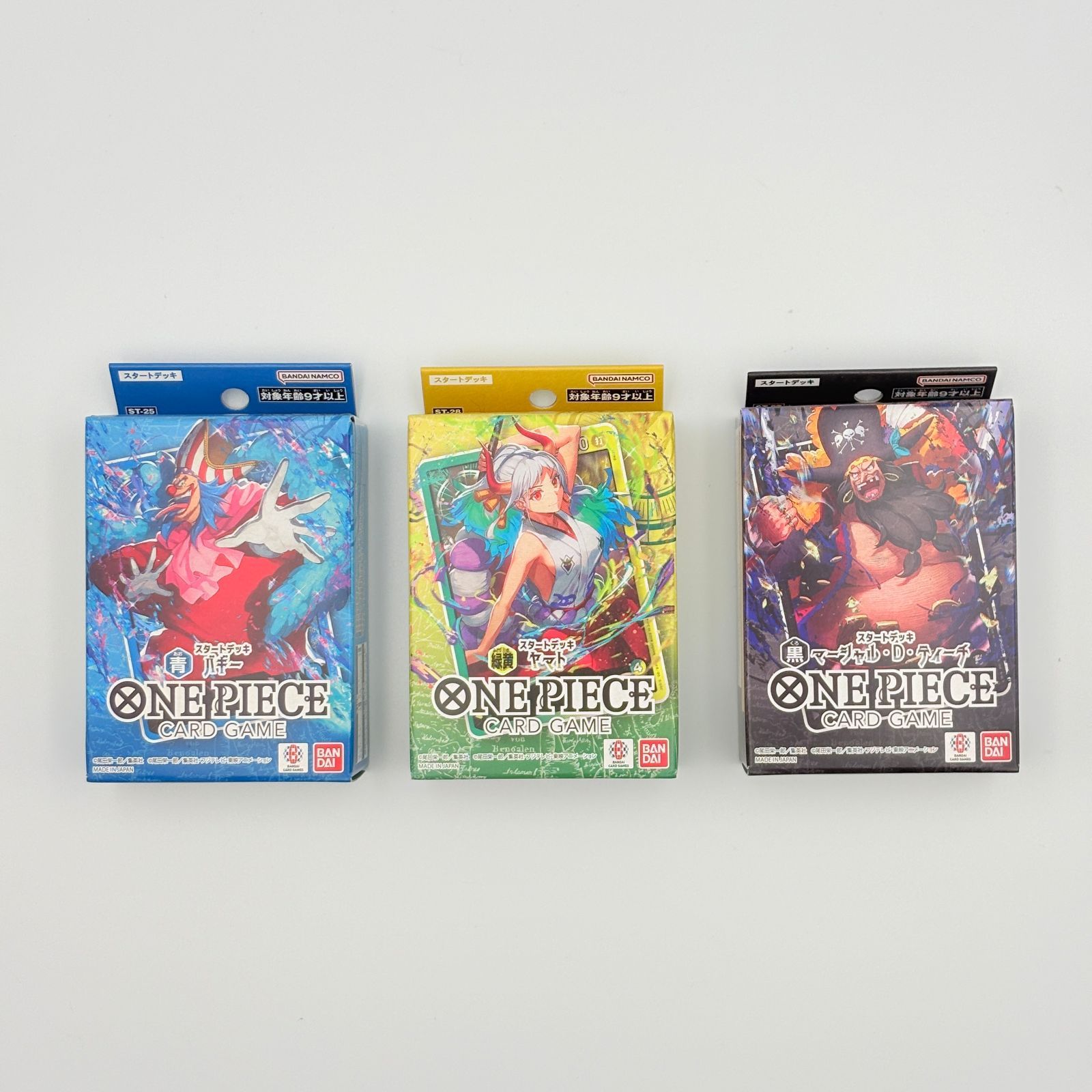 ONE PIECE CARD GAME スタートデッキ バギー ヤマト ティーチ 3種