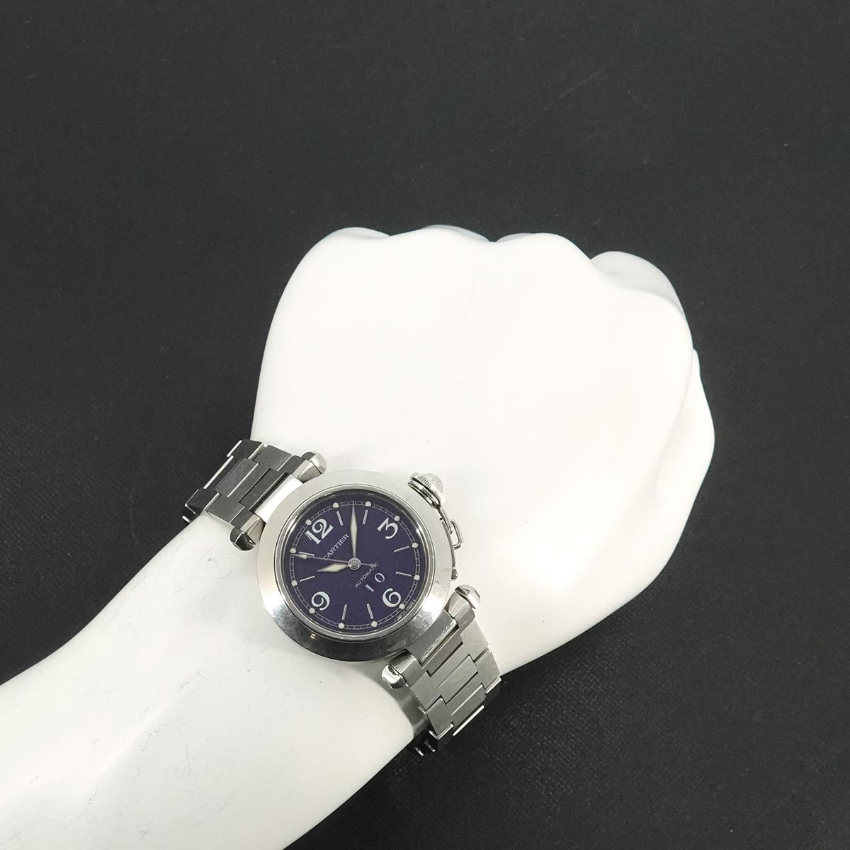 カルティエ Cartier パシャC ビッグデイト W31047M7 ボーイズ 腕時計