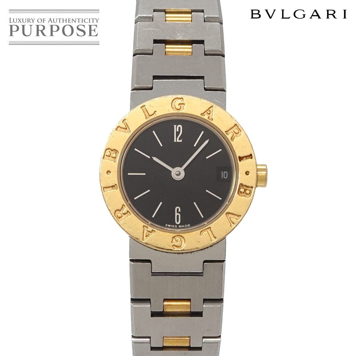 ブルガリ BVLGARI ブルガリブルガリ コンビ BB23SGD ヴィンテージ レディース 腕時計 デイト YG クォーツ BVLGARIBVLGARI 90334925