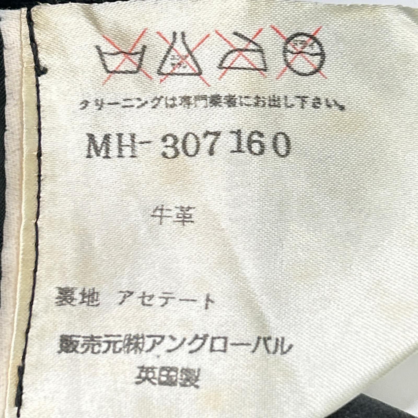 MargaretHowell マーガレットハウエル MH-307160 ブラック レザー
