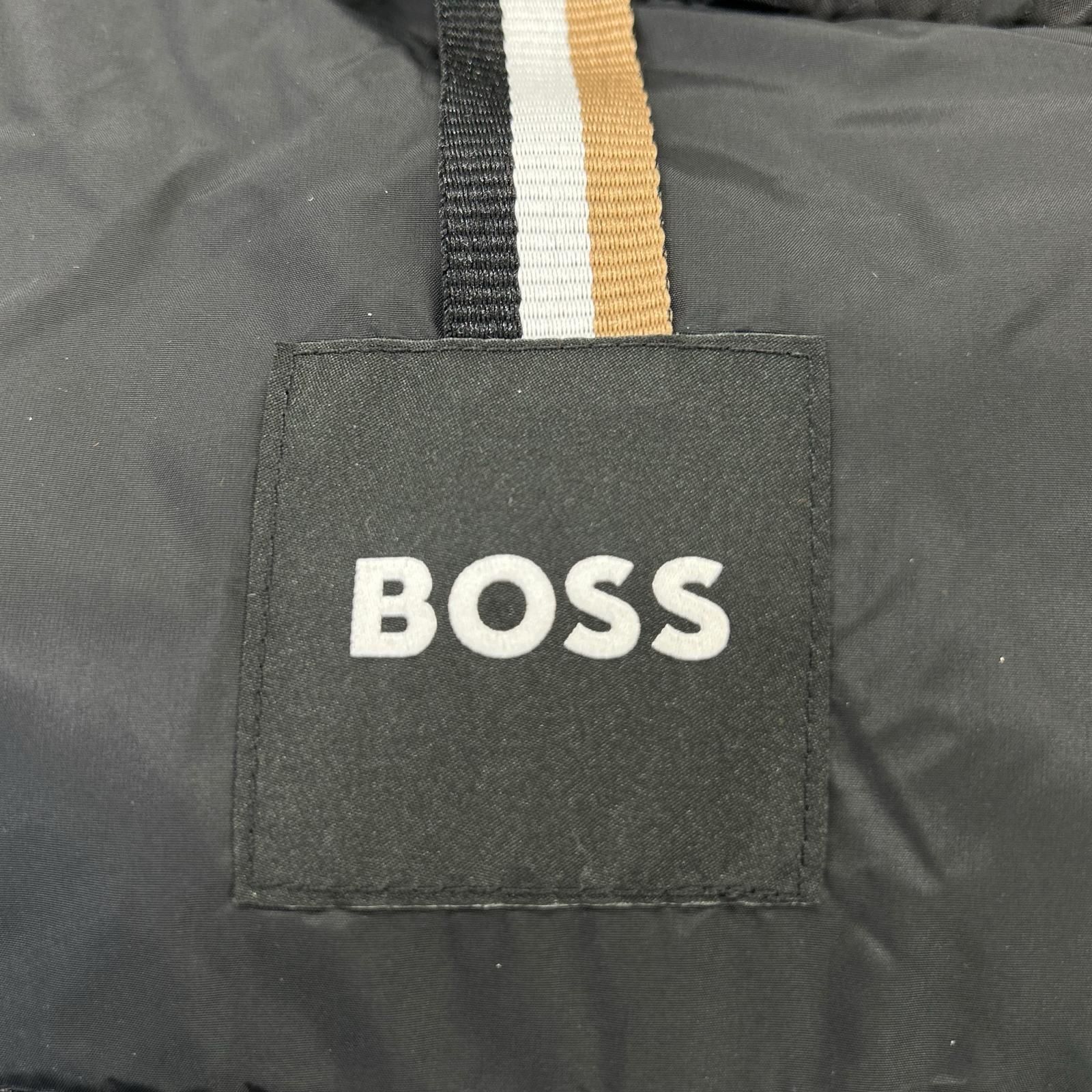 HUGOBOSS ヒューゴボス ブラック モノグラム柄 中綿 ジャケット 46