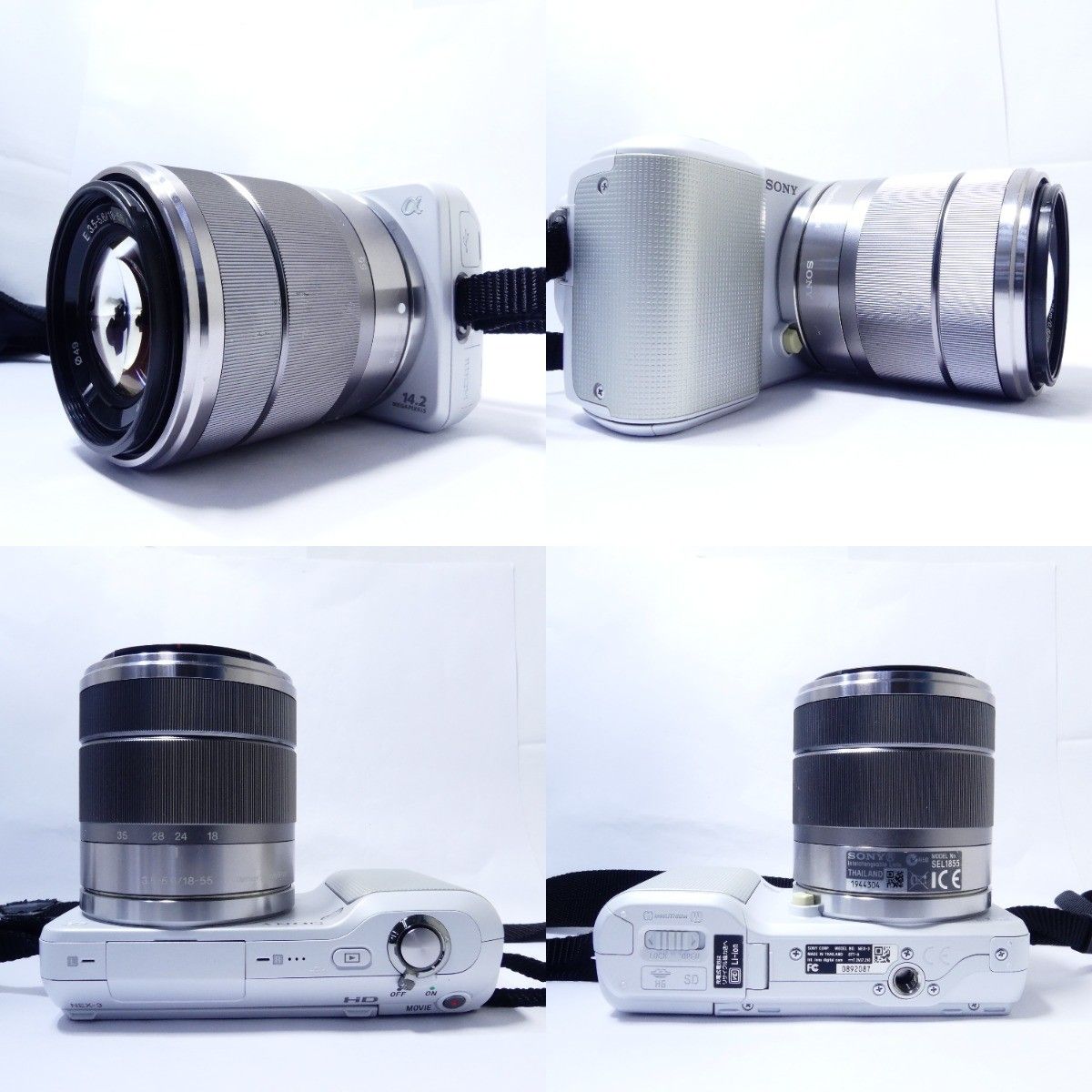 SONY NEX-3 18-55mm 簡易動作確認済み ミラーレス 一眼 デジタルカメラ