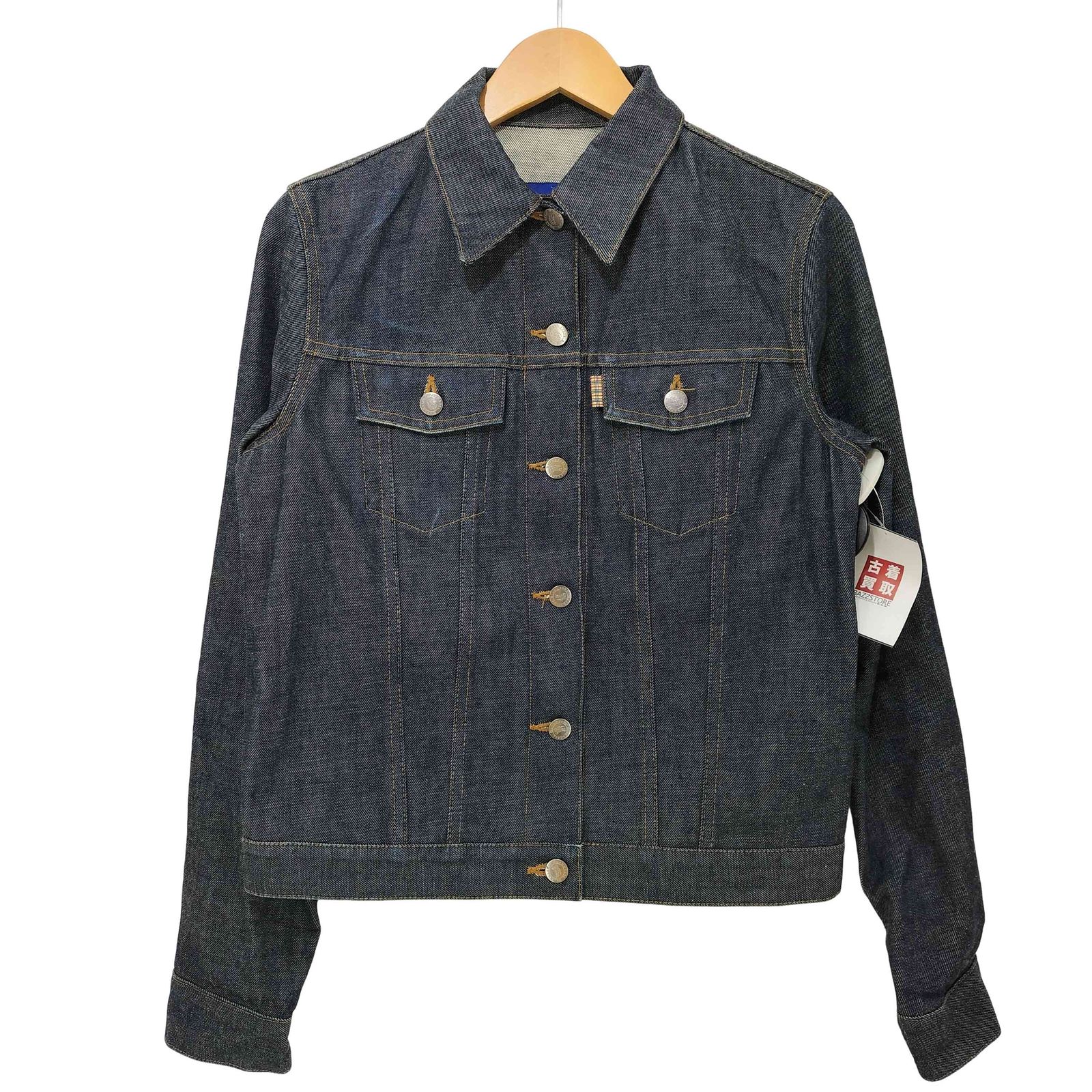 バーバリーブルーレーベル BURBERRY BLUE LABEL 濃紺 袖裏ノバチェック