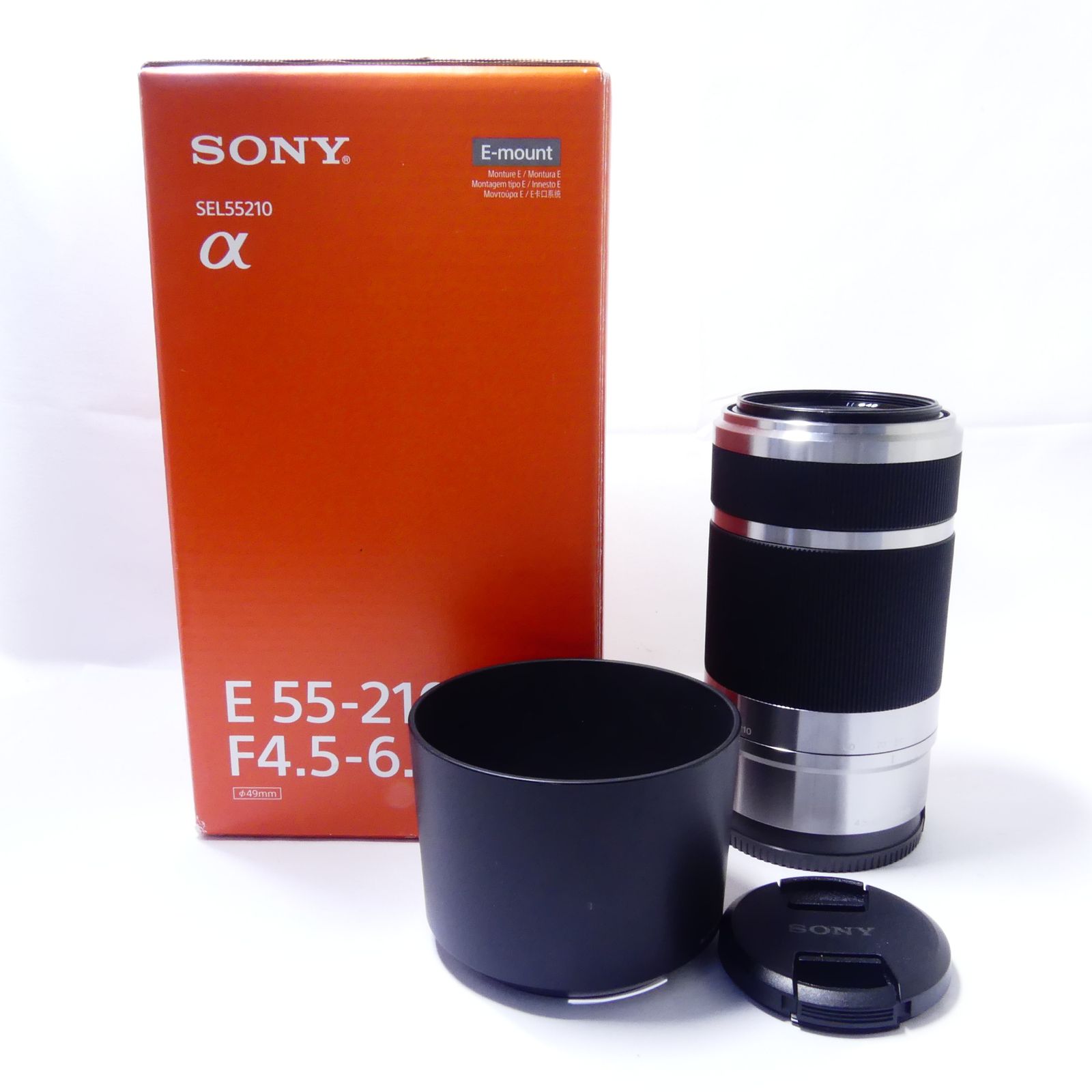 SONY SEL55210 α Eマウント E55-210mm F4.5-6.3OSS 現状品 オートフォーカス カメラレンズ
