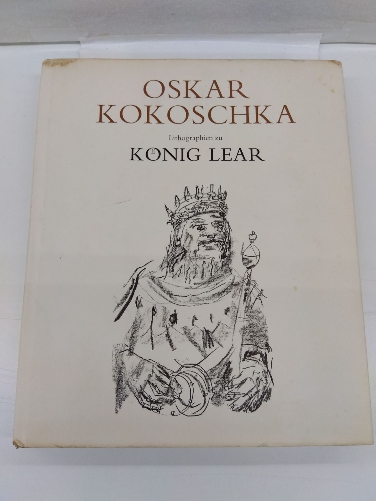 【中古・現状品】希少洋書　オスカーココシュカ　リア王　リトグラフ特製本　B-105