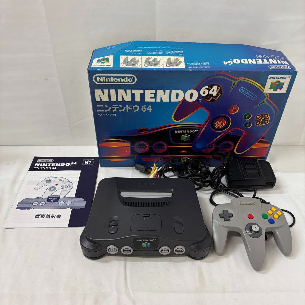 ◆Nintendo ニンテンドー64 NUS-001 本体 箱入り 1037