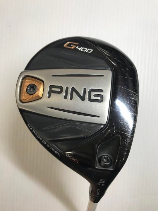 ピン　G400　17.5度　ATTAS COOL 6　Sフレックス　フェアウェイウッド　中古【最短即日発送】