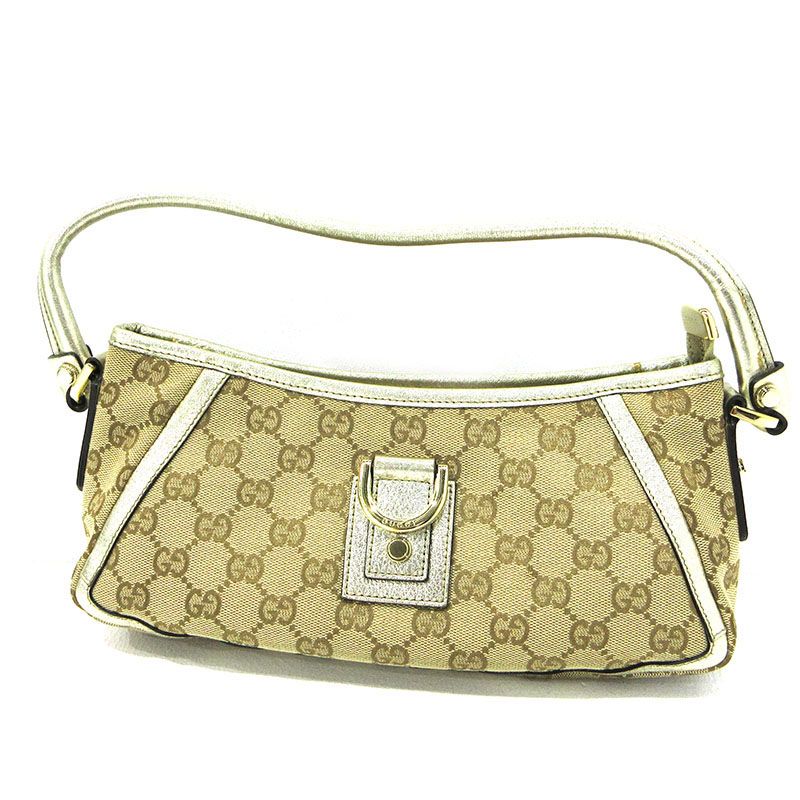 【三重本店】 中古 GUCCI | グッチ ショルダーバッグ ハンドバッグ 130939 GGキャンバス ベージュ 【122】