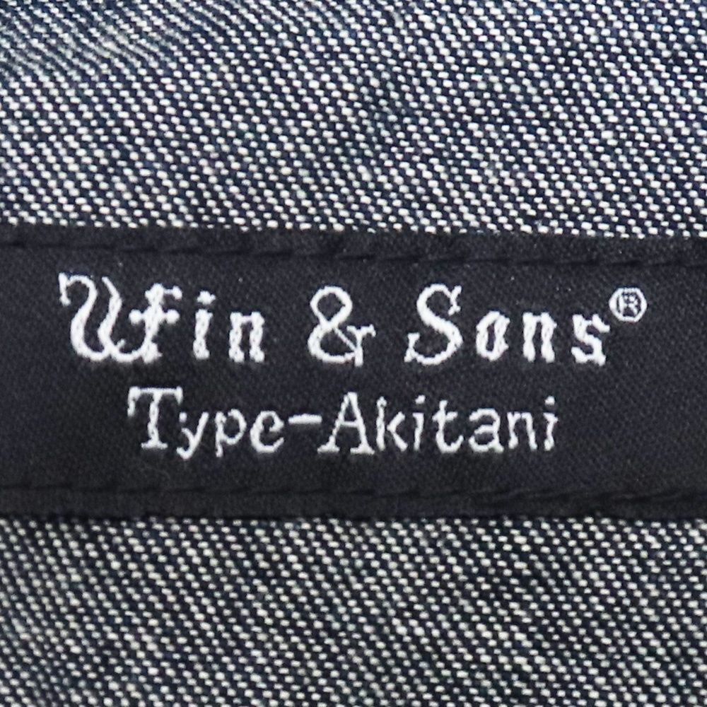 WIN&SONS TYPE AKITANI デニムオールインワン サイズ1 インディゴ TA