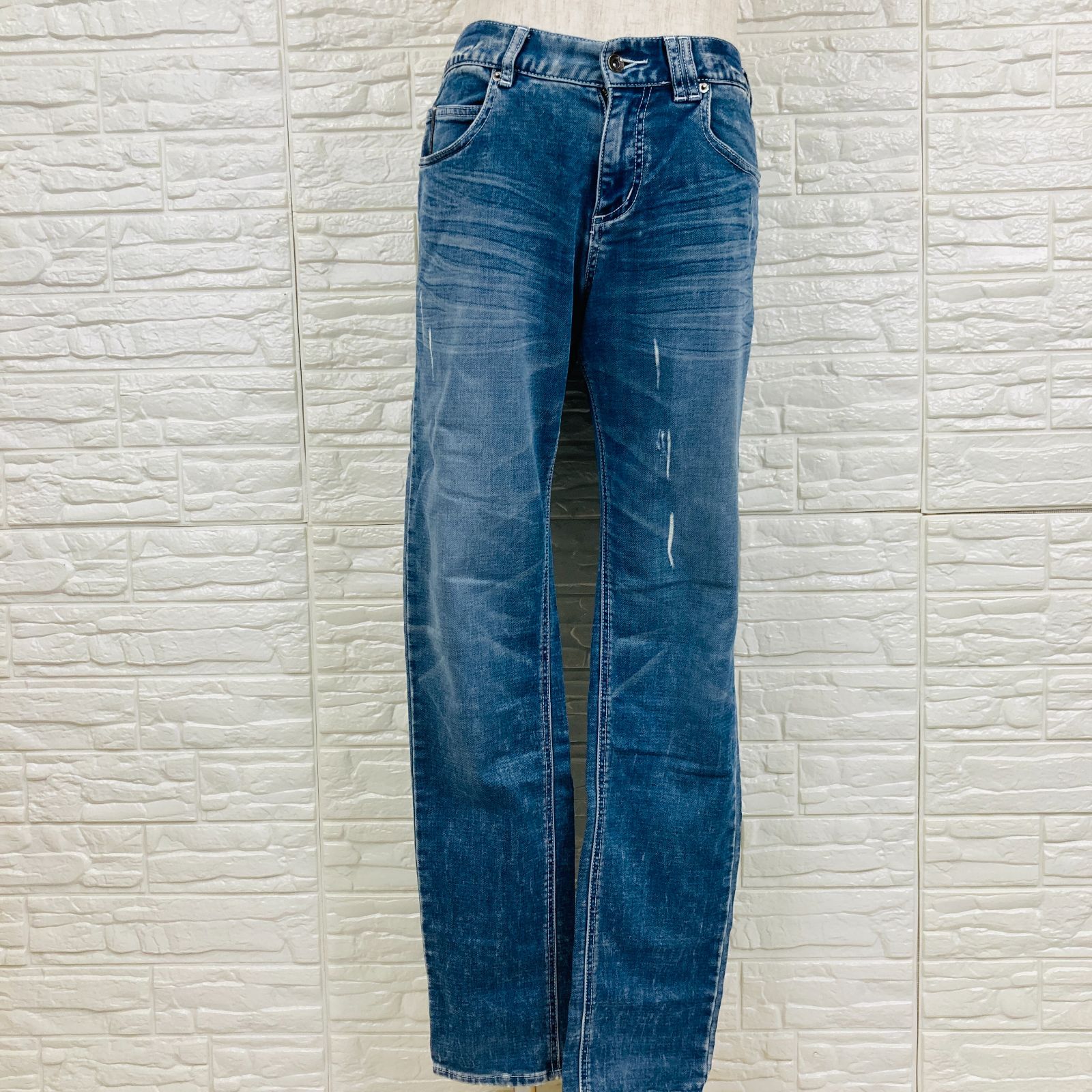 semantic design 日本製 立体加工 デニム M ヒゲ ハチノス semantic 