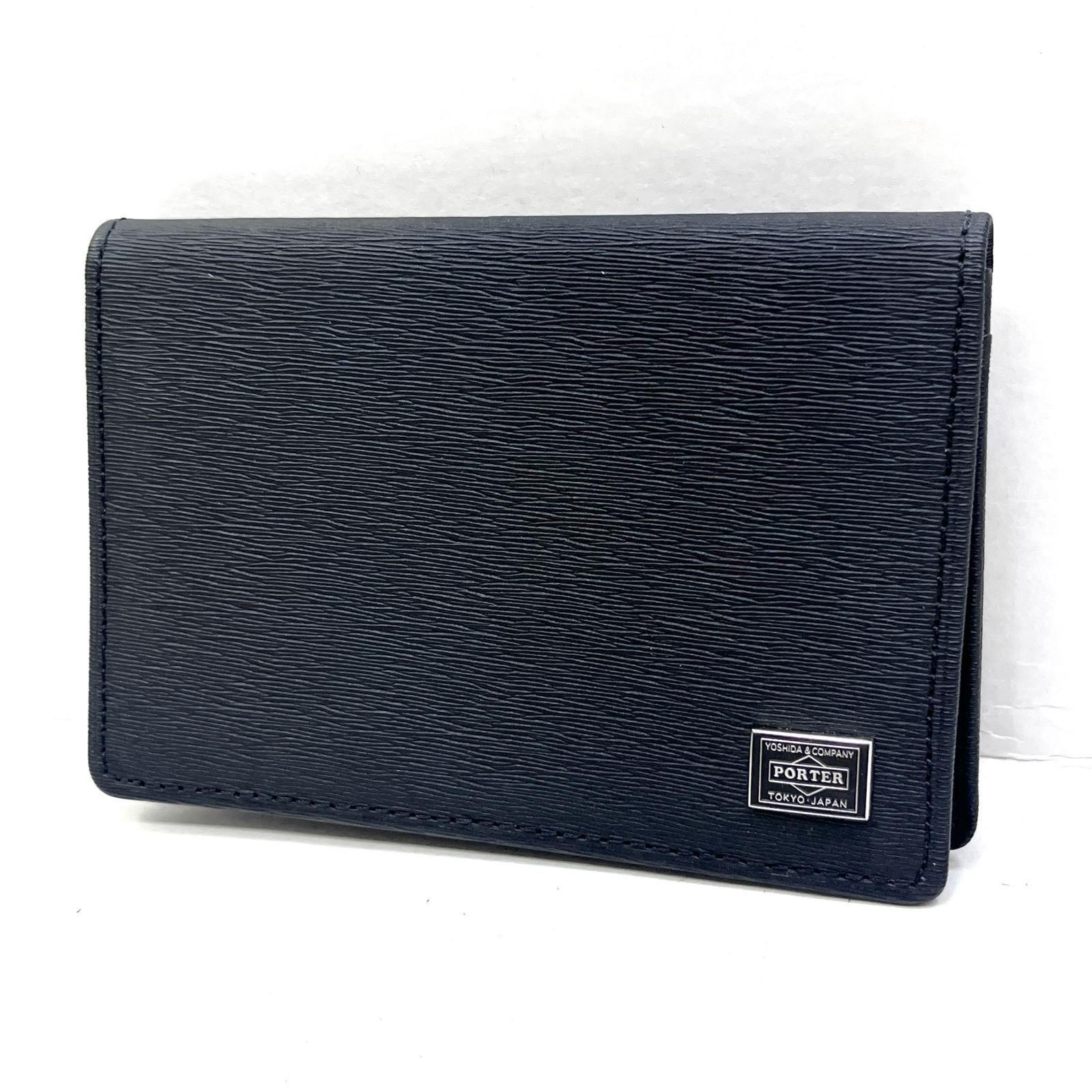 【加古川店】 中古 PORTER | ポーター カードケース カレント 名刺入れ 052-02207 ブラック 【124】