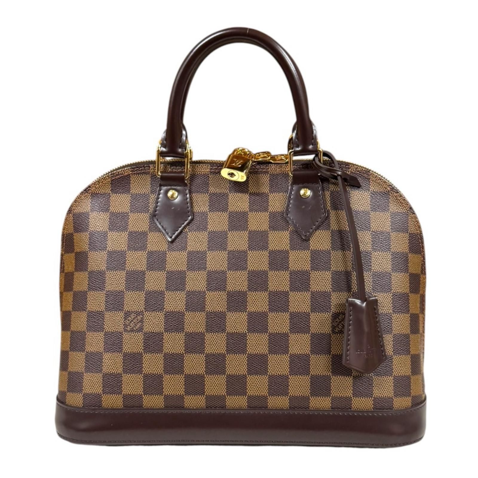 ルイヴィトン アルマPM ダミエ ハンドバッグ ダミエキャンバス N53151 ブラウン レディース LOUIS VUITTON 中古 ルイヴィトン ルイ ヴィトン