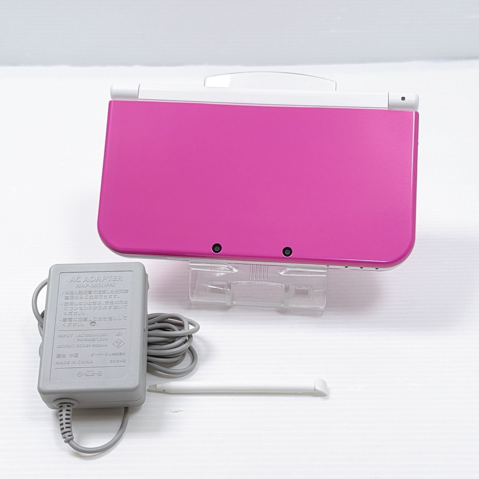 美品 new ニンテンドー 3DSLL ピンクホワイト 上画面IPS液晶 遊べるセット 動作確認済み Nintendo ds 3dsll 3DS LL 任天堂 管理番号M2084