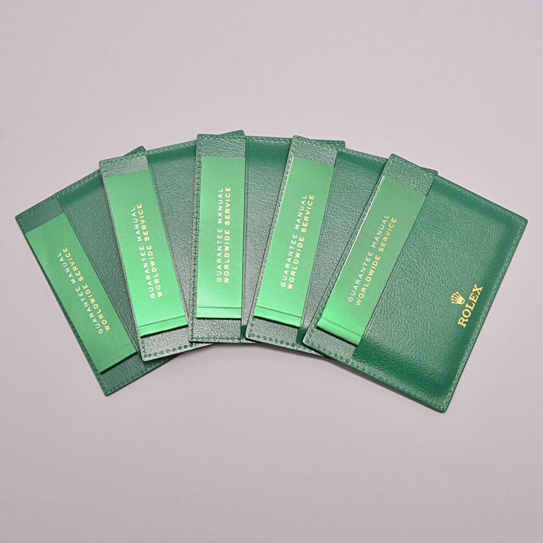 ロレックス カードケース｜5点セット｜ROLEX WARRANTY CARD HOLDER