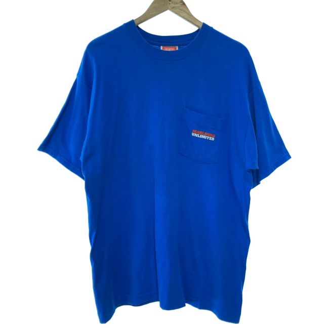 【中古】　Marlboro　Tシャツ　半袖　トップス　クルーネック　プリント　オーバーサイズ　USA製　古着　/4600