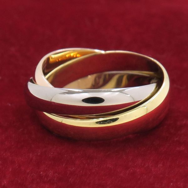 で*˚様 vintage Cartier カルティエ トリニティ リング 49 カルティエ トリニティリング/クラシック#49(日本サイズ8.5号近辺