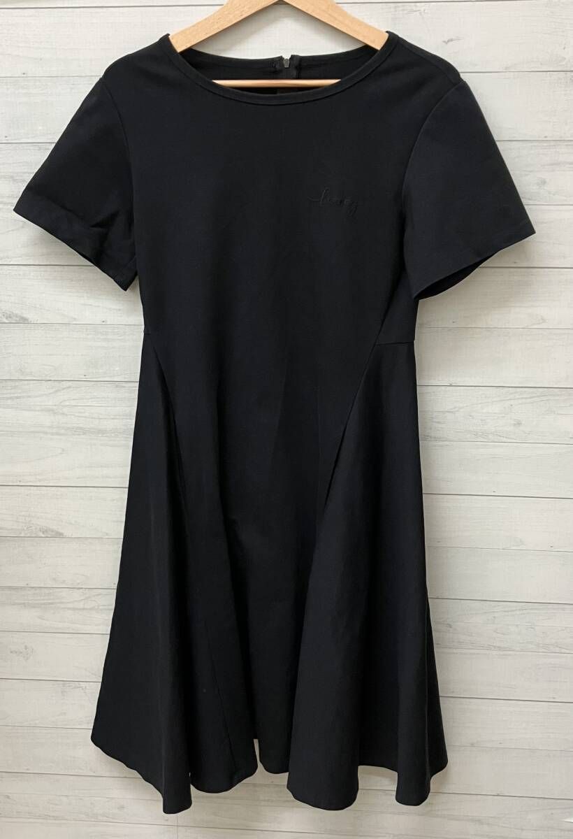 FOXEY NEW YORK フォクシーニューヨーク 半袖ワンピースSERENA DRESS セレナドレス 43233-NA000622SI レディース Sサイズ ブラック