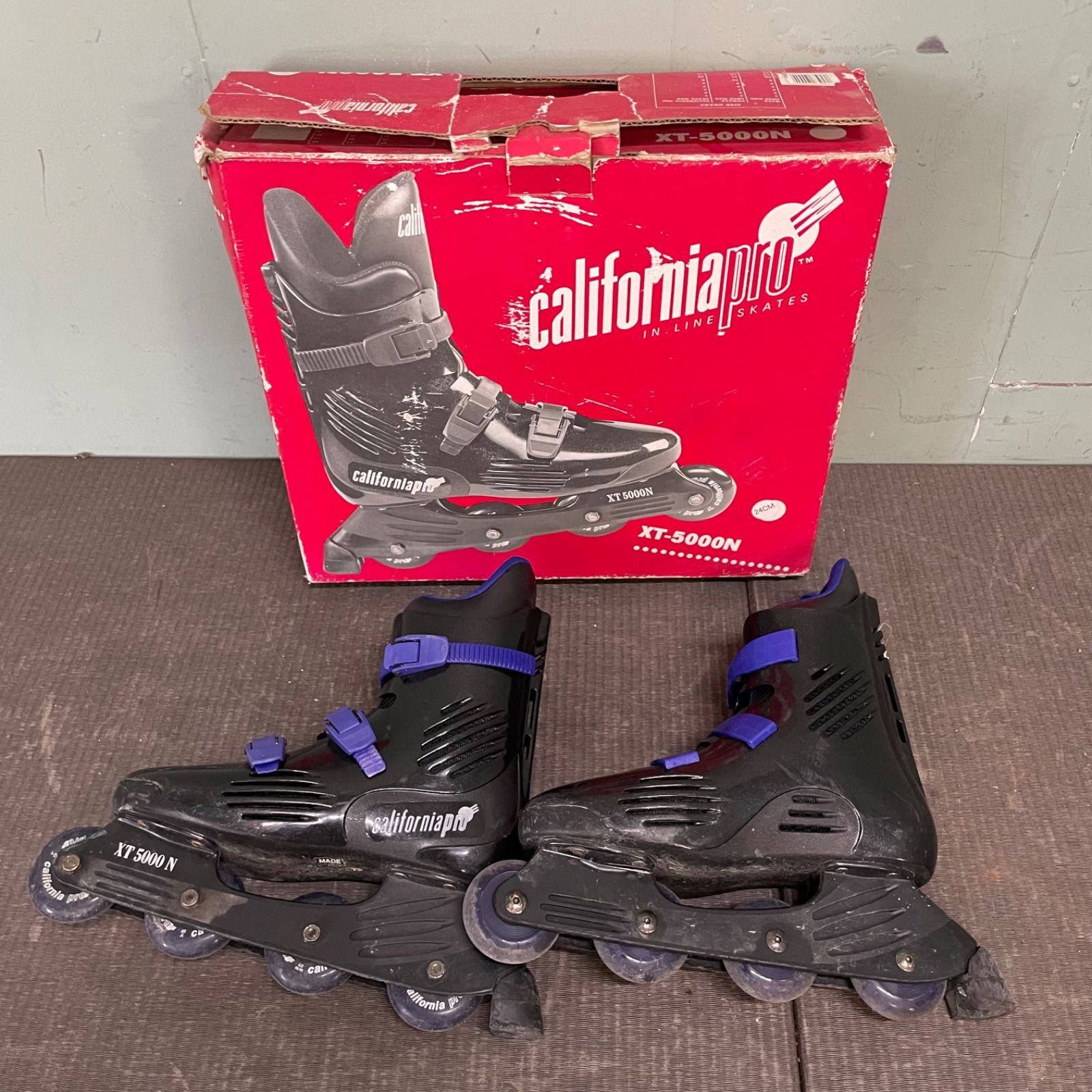 ♭ californiapro インラインスケート ローラーブレード 24CM 箱付き 