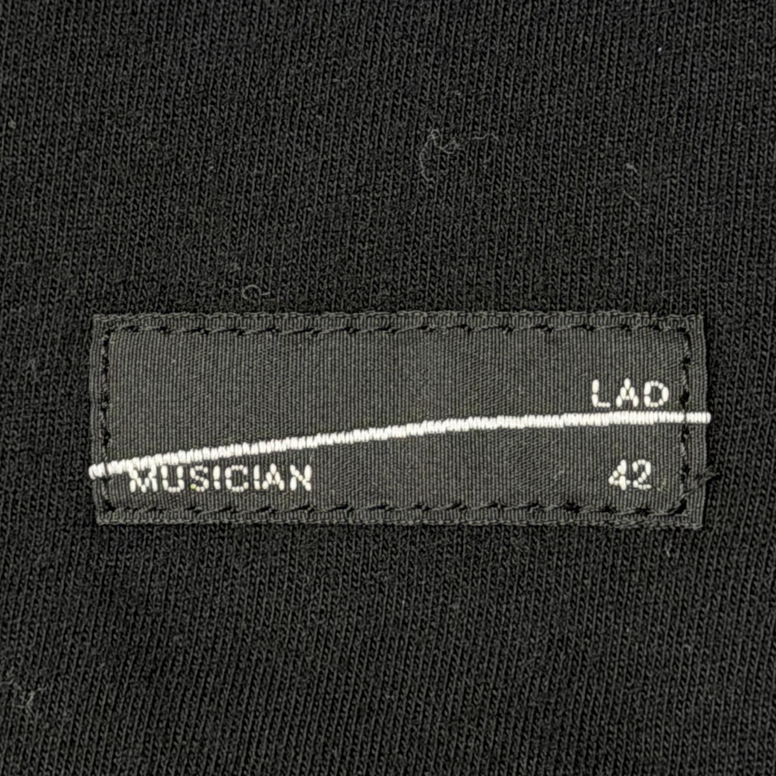 参考上代31900円 LAD MUSICIAN STRETCH FAUX LEATHER JERSEY STRAIGHT