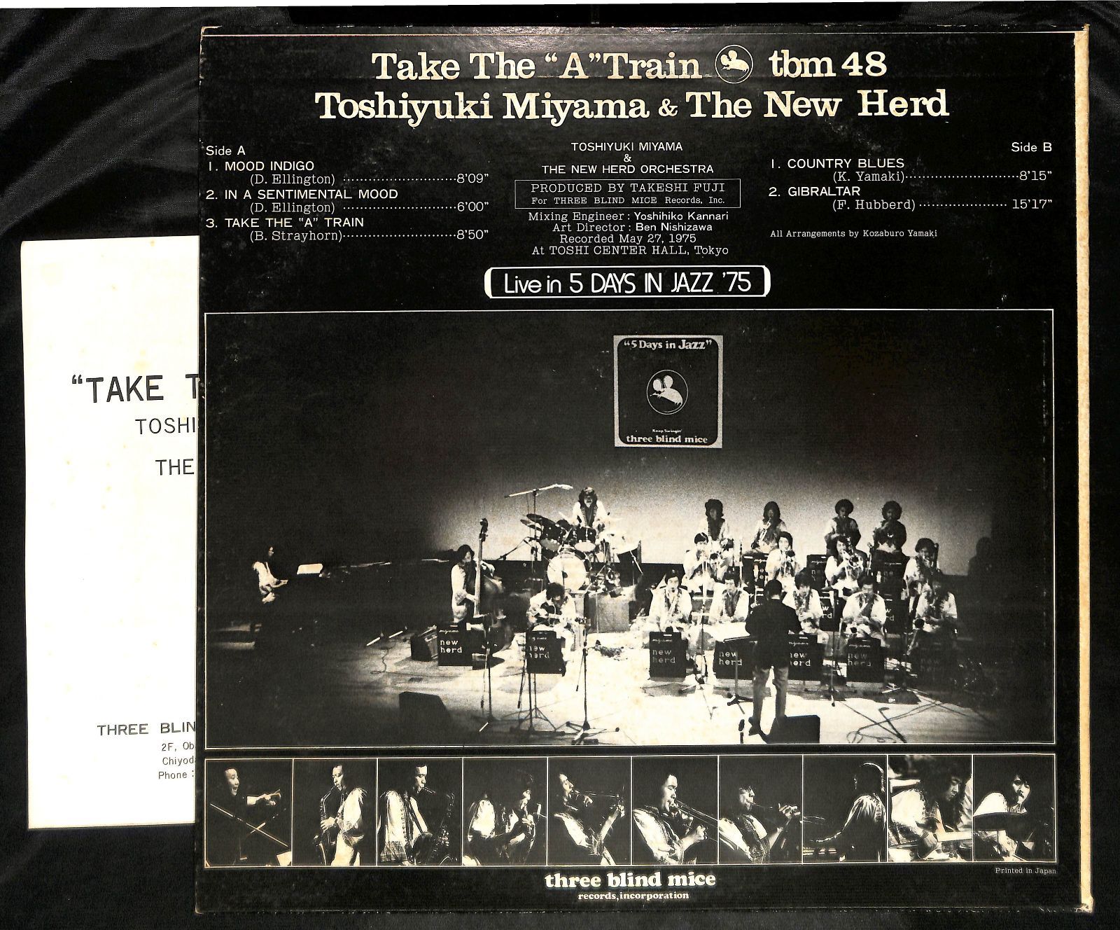 OB1051【TBM/LPレコード】宮間利之とニューハード Take The ''A