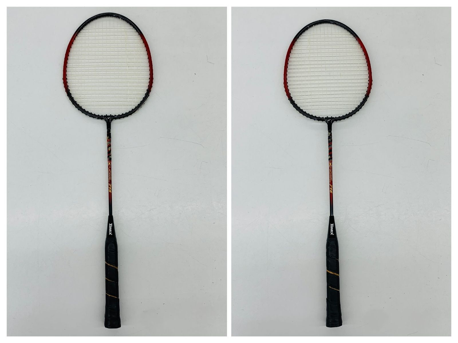 ジャンク品】バドミントン ラケット3本 ラケットバッグ セット YONEX