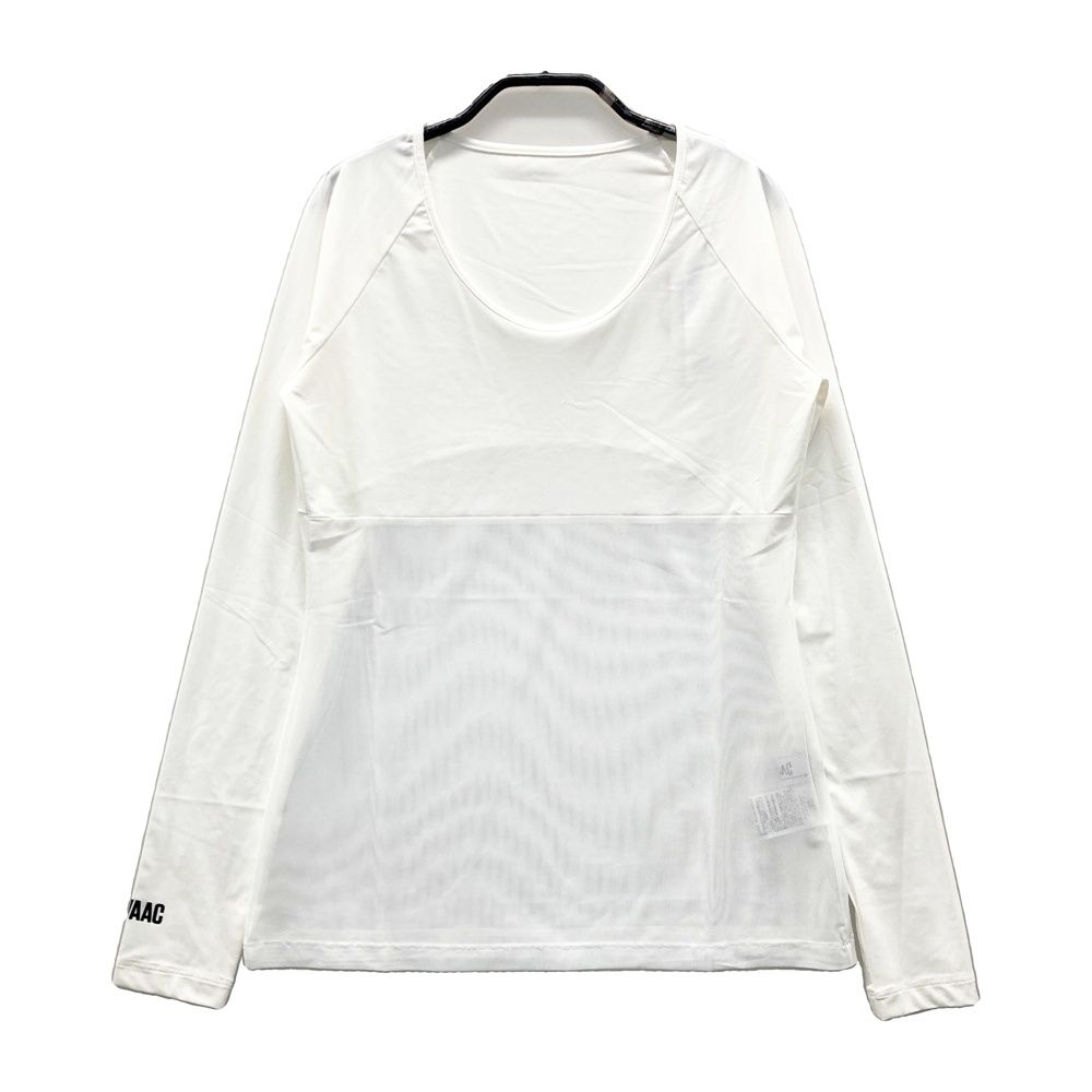 サイズ：S WAAC ワック 072259051-0001 長袖メッシュインナーTシャツ