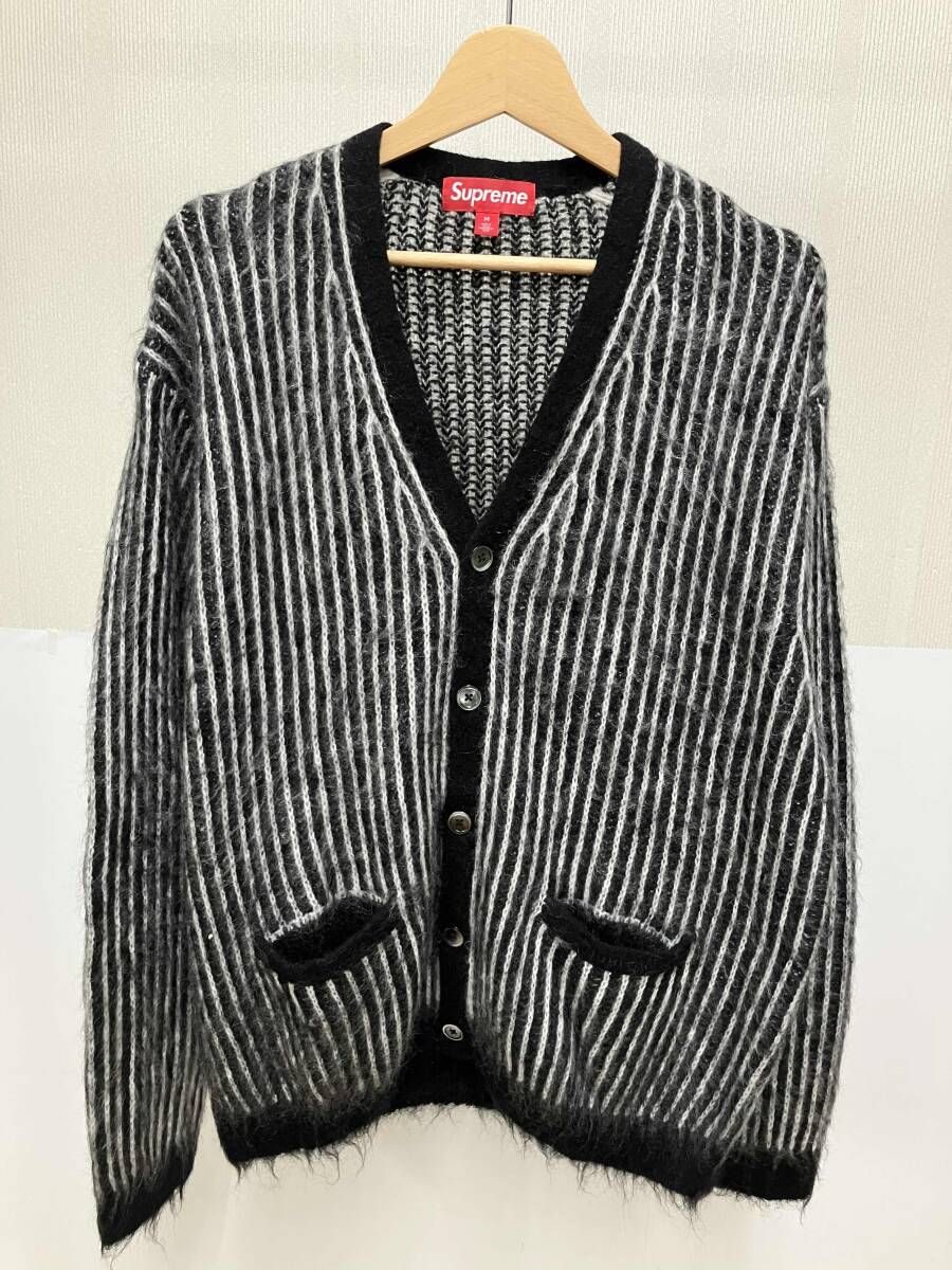 Supreme 25SS 2-Tone Mohair Cardigan シュプリーム 25SS 2-トゥーン モヘヤカーディガン　ストライプ　メンズ　Mサイズ