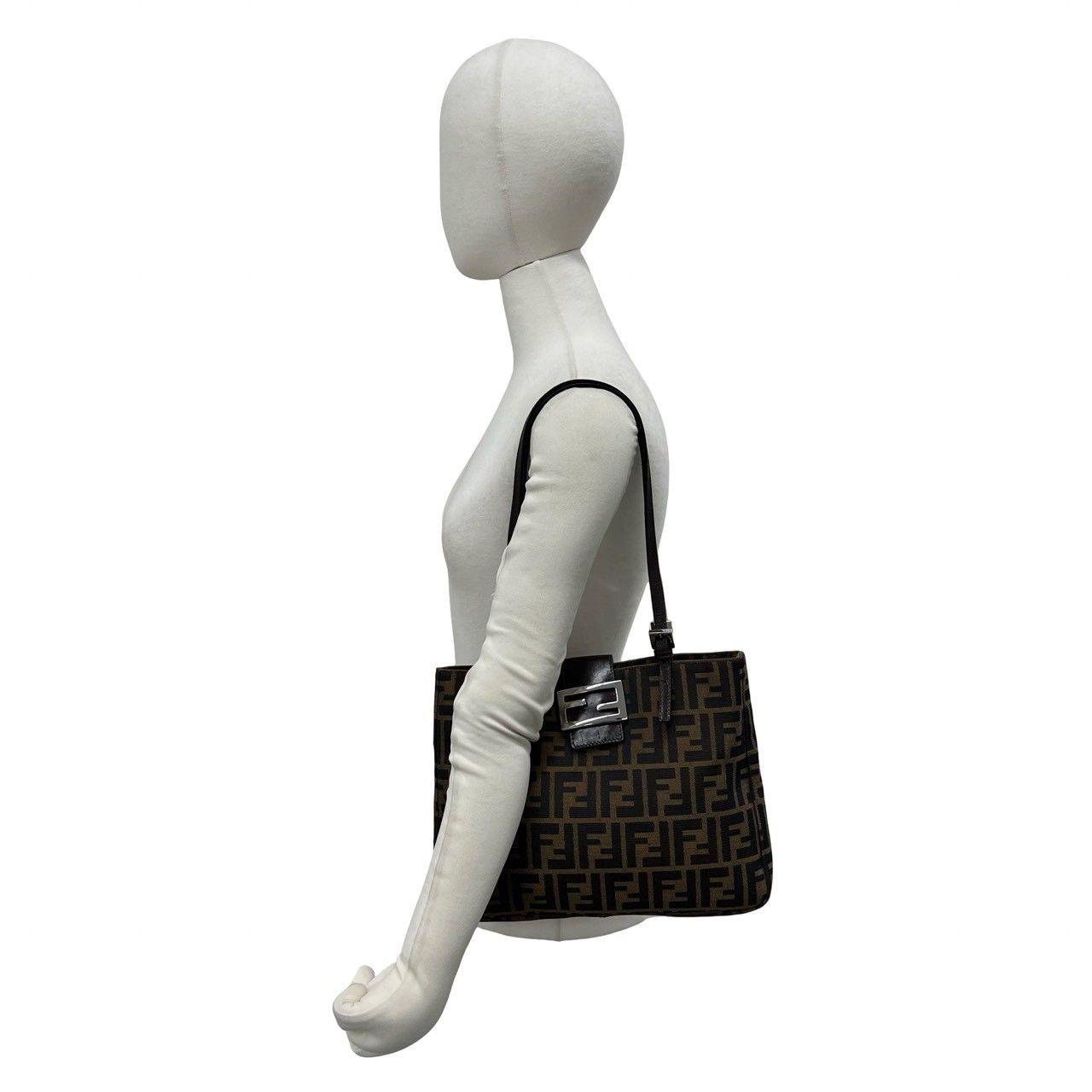 極 美品 FENDI フェンディ ヴィンテージ ズッカ FF 柄 キャンバス