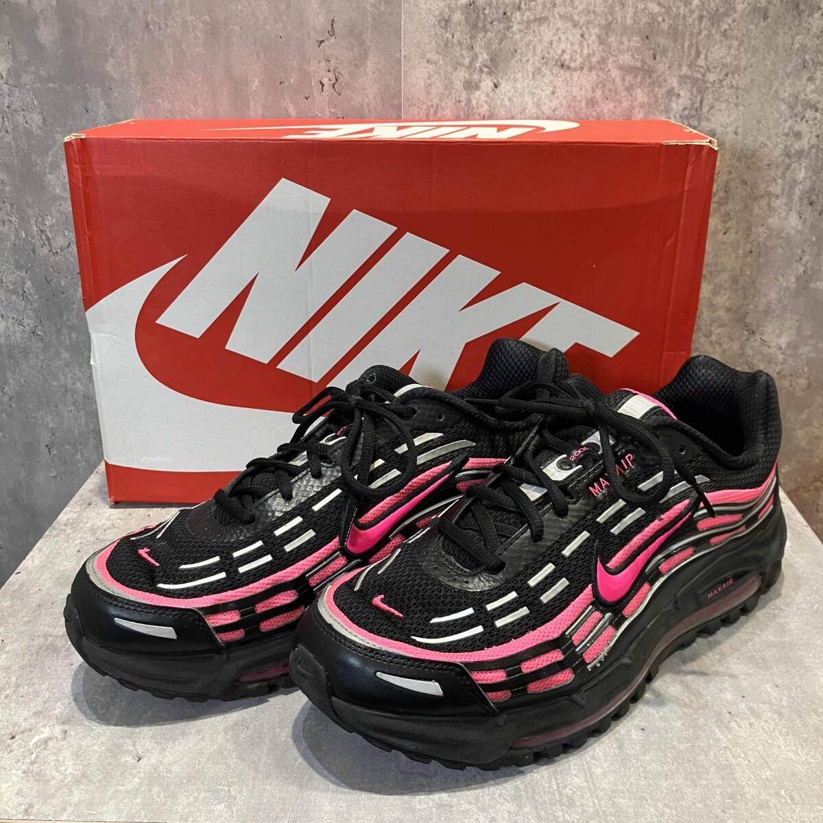 NIKE スニーカー AIR MAX TL 2.5 FZ4110-009 size 30.0 ブラック×ピンク ナイキ 11,445円