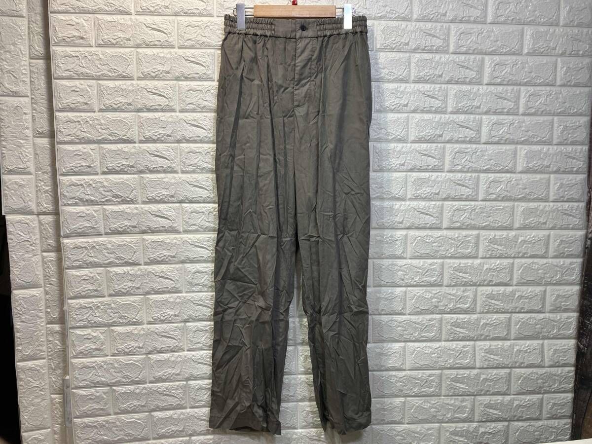 ATON エイトン Cottn Lawn コットンパンツ PRAGGM6991 003 SUMI スミ サイズ02