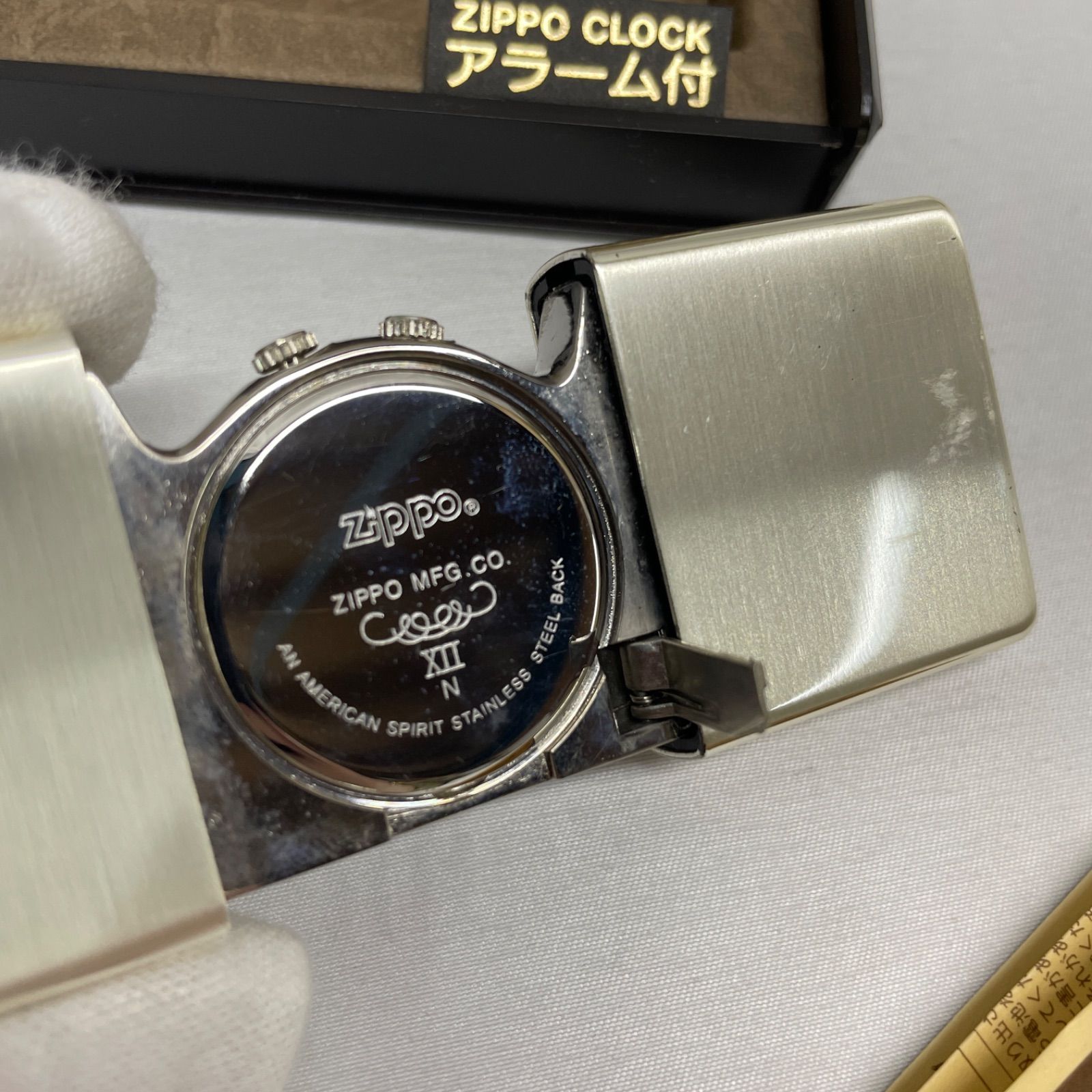 ◇ ZIPPO TIME TANK POCKETCLOCK タイムタンク ポケットクロック