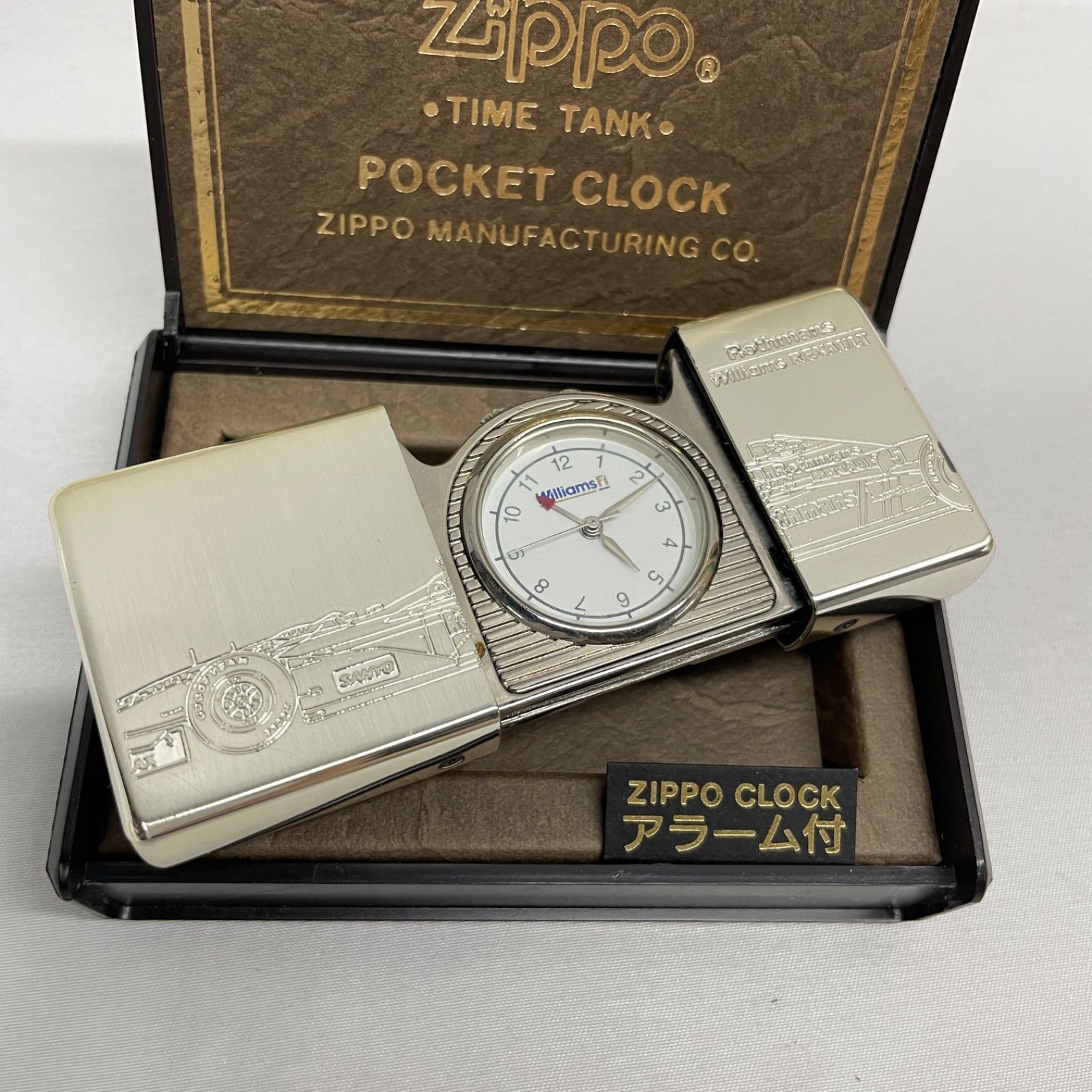 ◇ ZIPPO TIME TANK POCKETCLOCK タイムタンク ポケットクロック